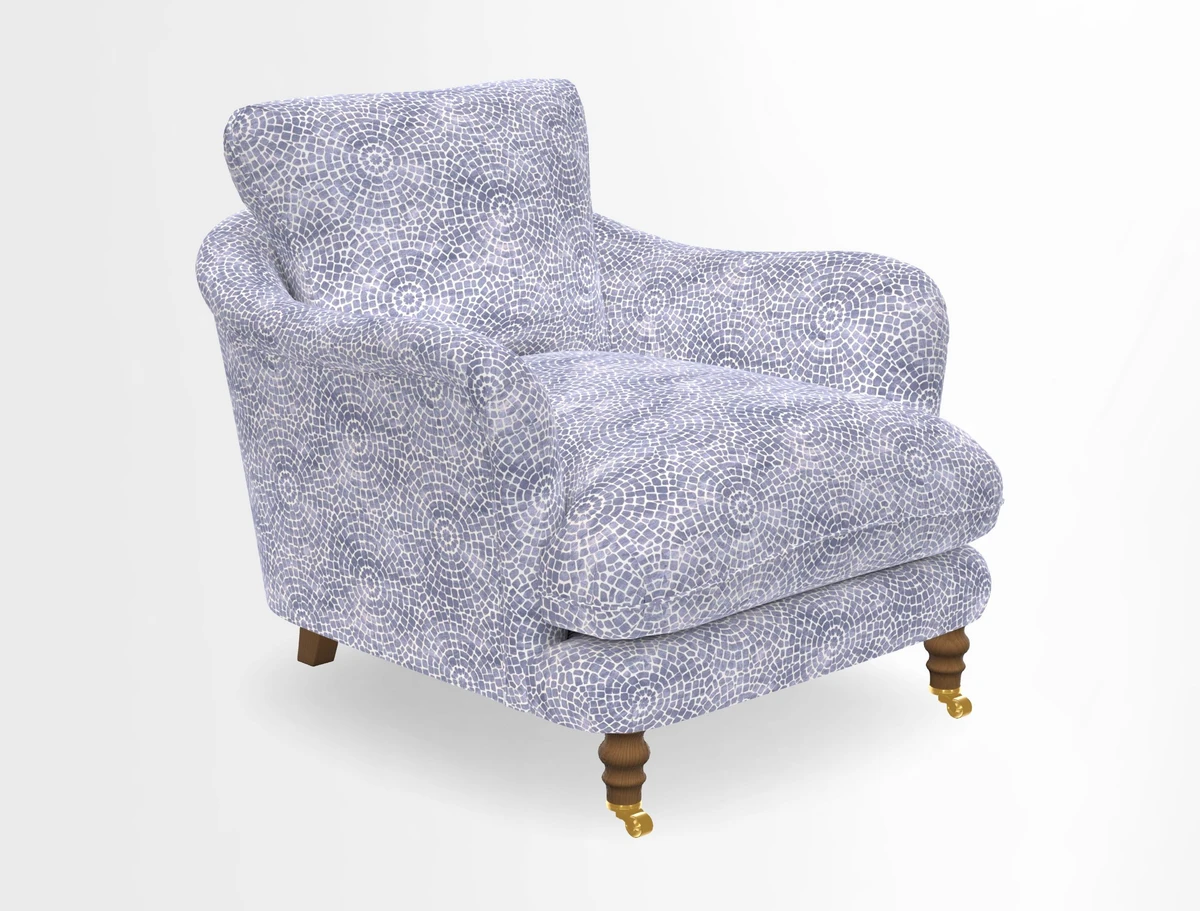 V&A Collection Pugin Chair in Two Tone Plain Biscuit