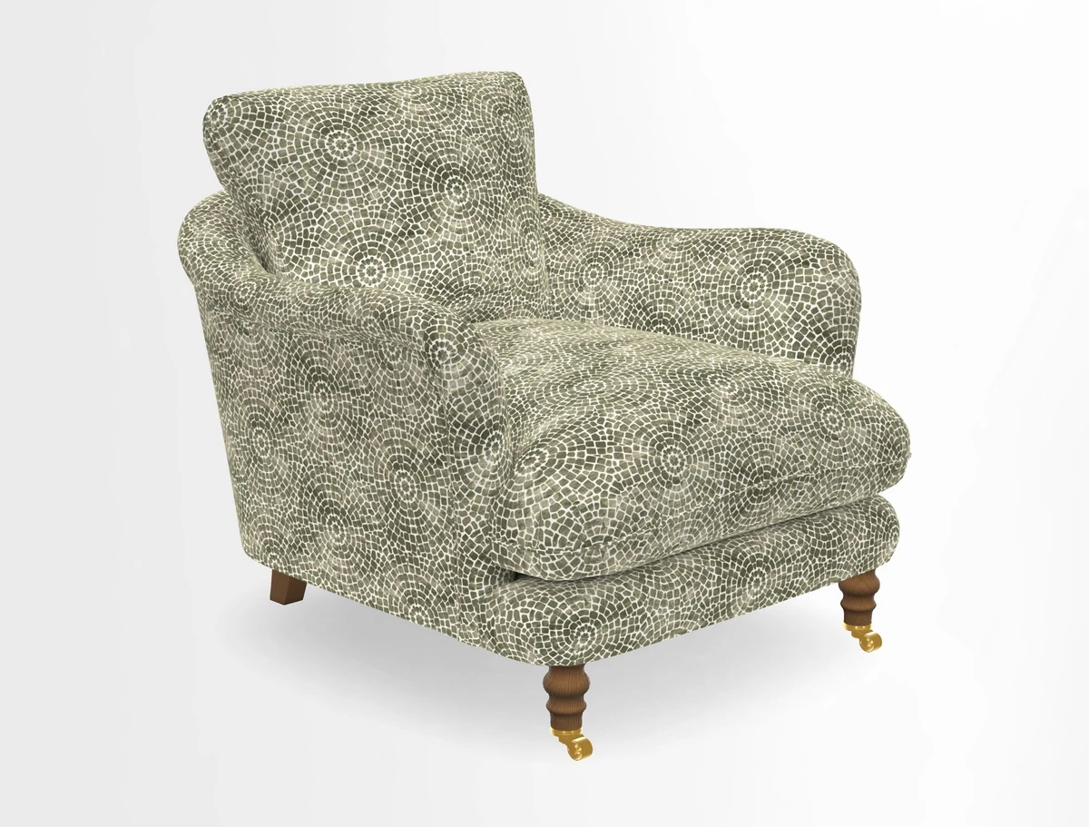 V&A Collection Pugin Chair in Two Tone Plain Biscuit