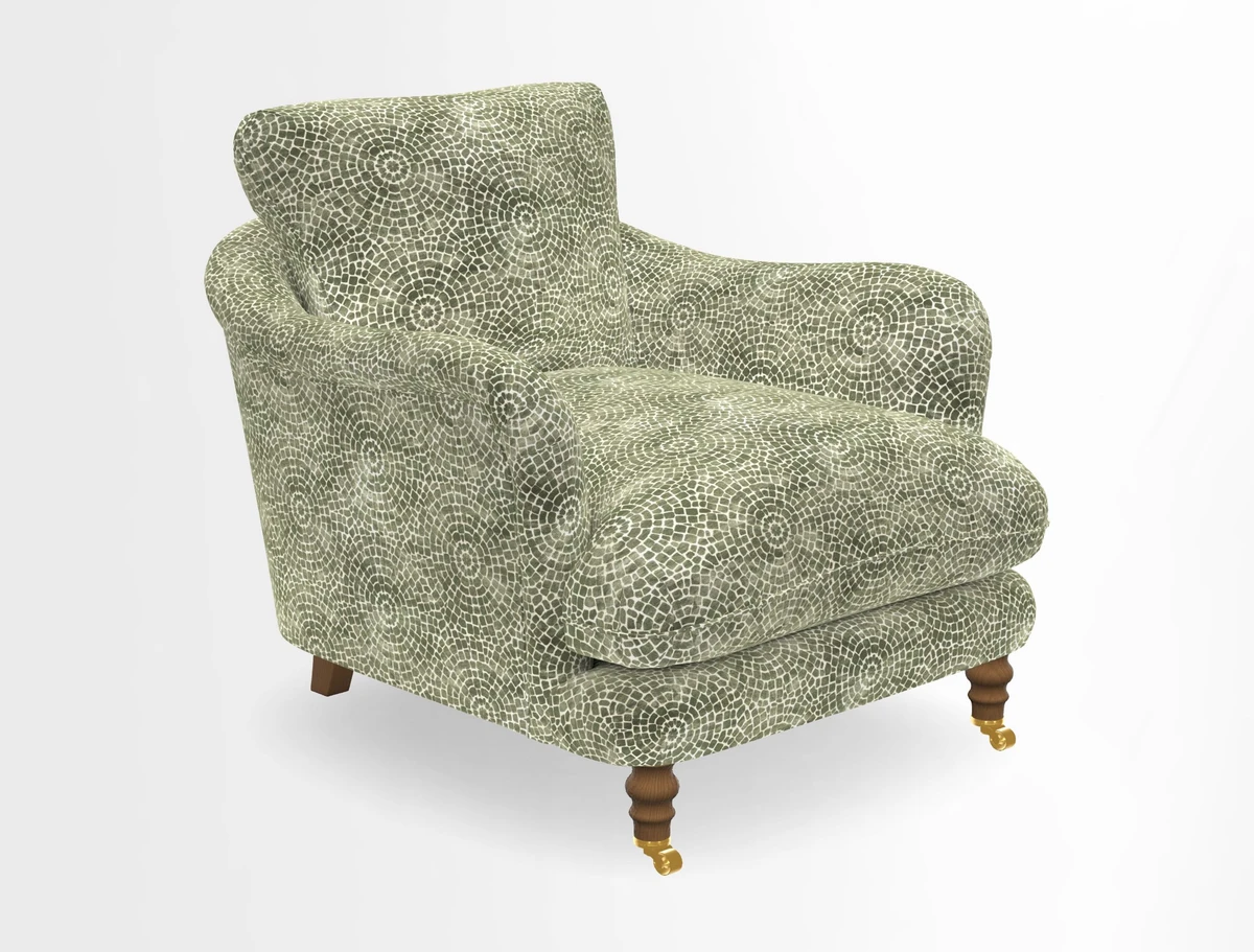 V&A Collection Pugin Chair in Two Tone Plain Biscuit