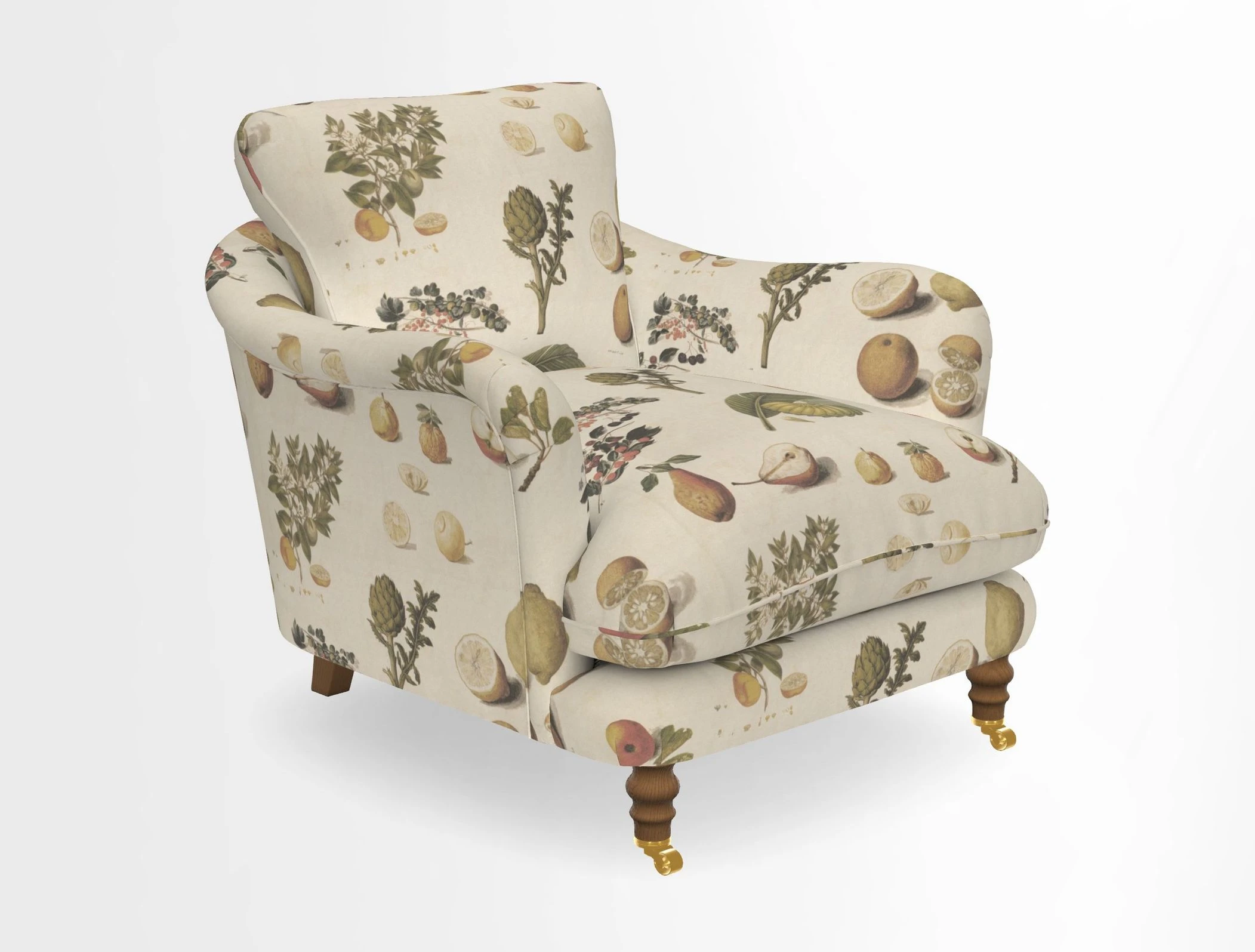 V&A Collection Pugin Chair in Two Tone Plain Biscuit