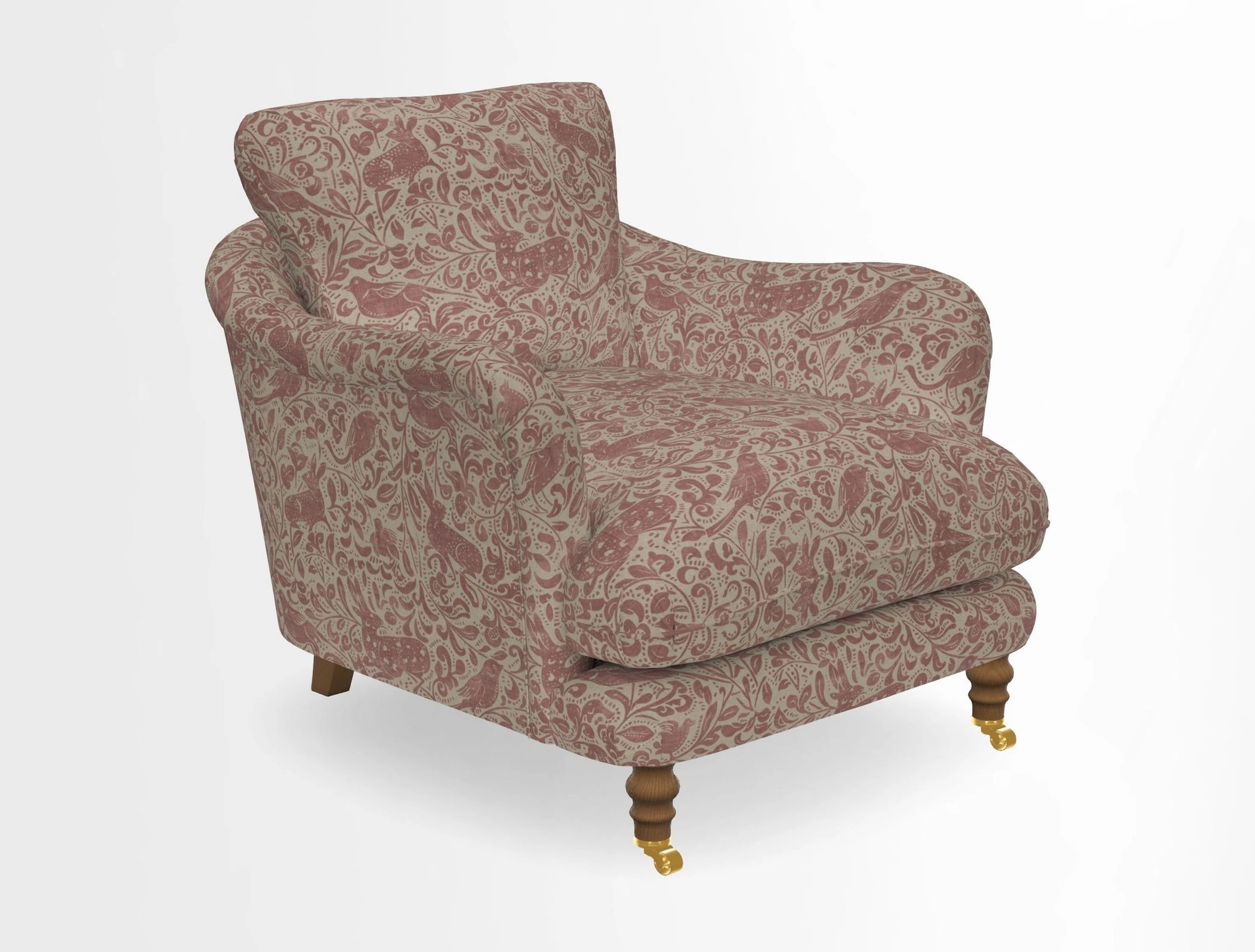 V&A Collection Pugin Chair in Two Tone Plain Biscuit