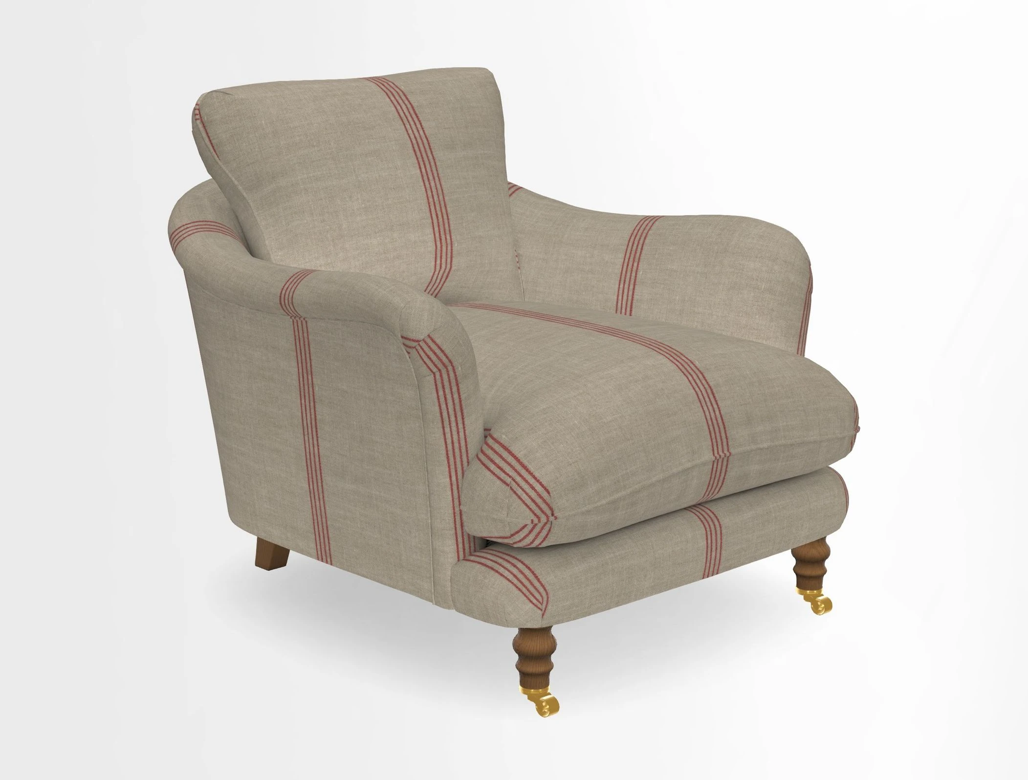 V&A Collection Pugin Chair in Two Tone Plain Biscuit