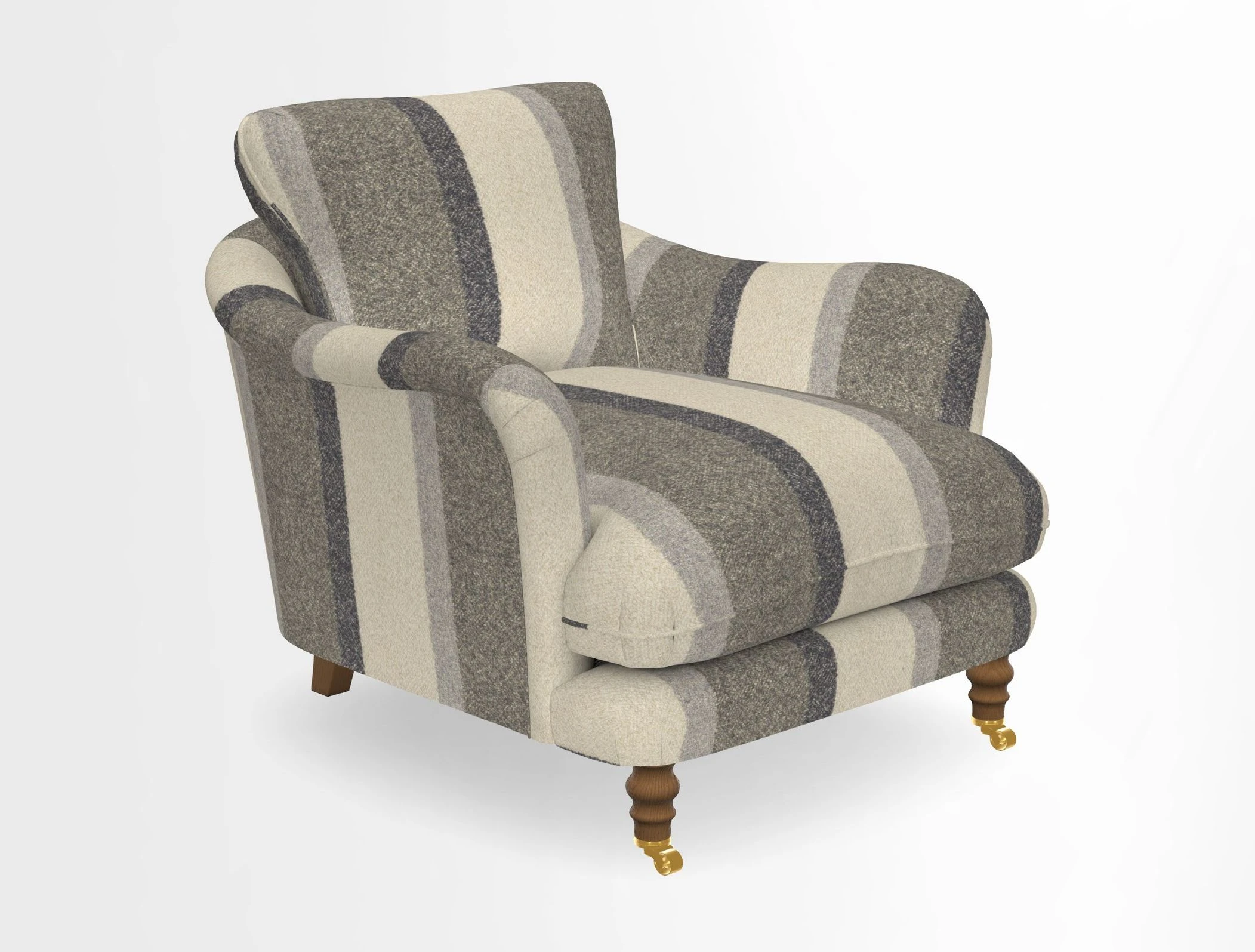 V&A Collection Pugin Chair in Two Tone Plain Biscuit
