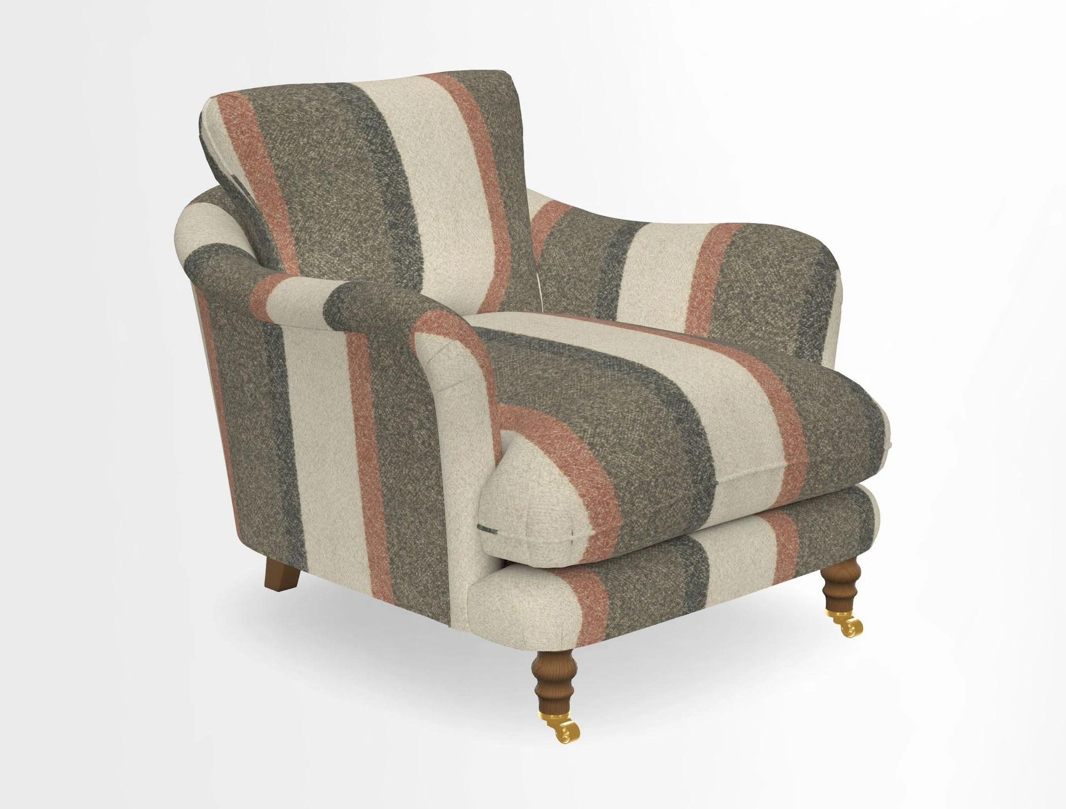 V&A Collection Pugin Chair in Two Tone Plain Biscuit