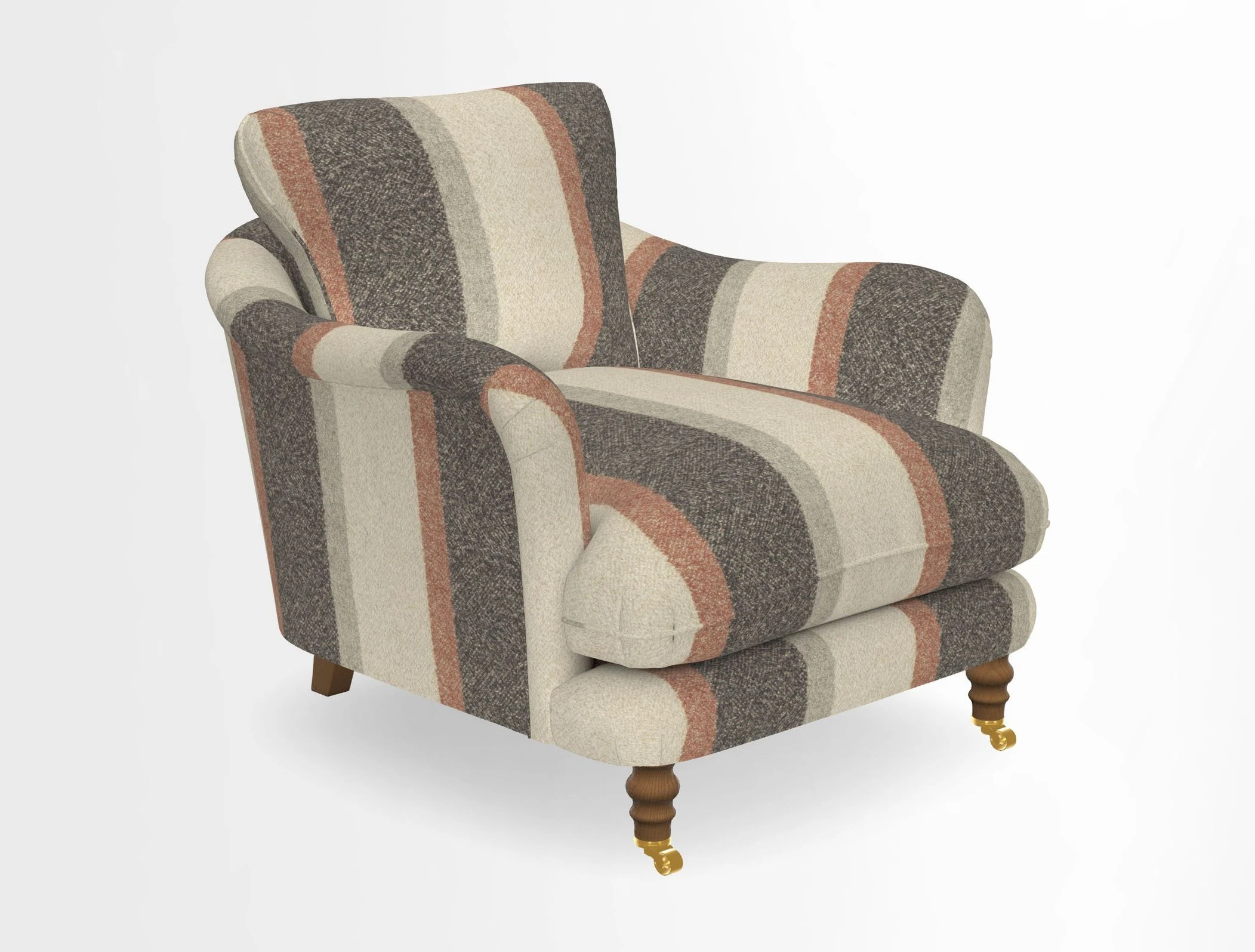 V&A Collection Pugin Chair in Two Tone Plain Biscuit