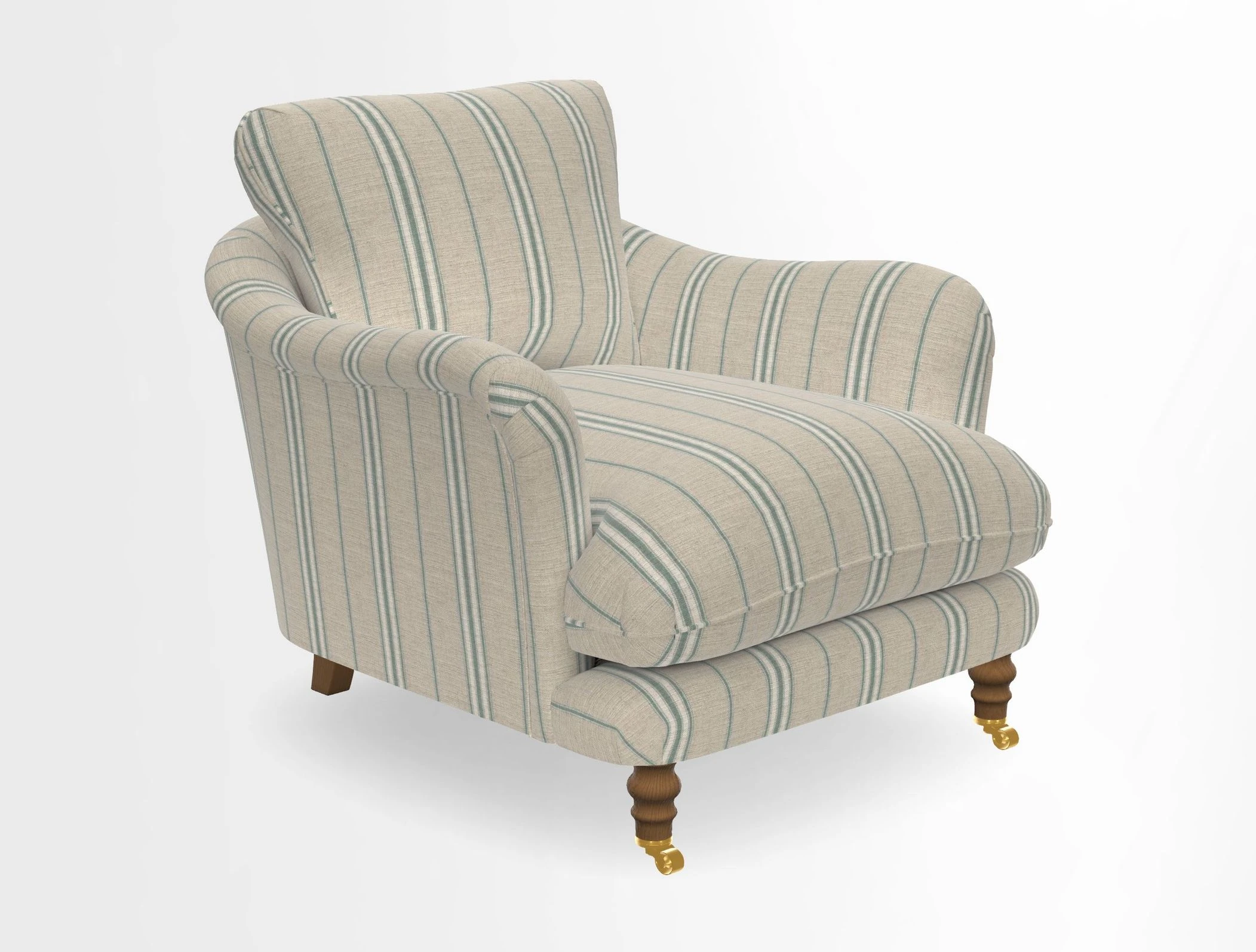 V&A Collection Pugin Chair in Two Tone Plain Biscuit