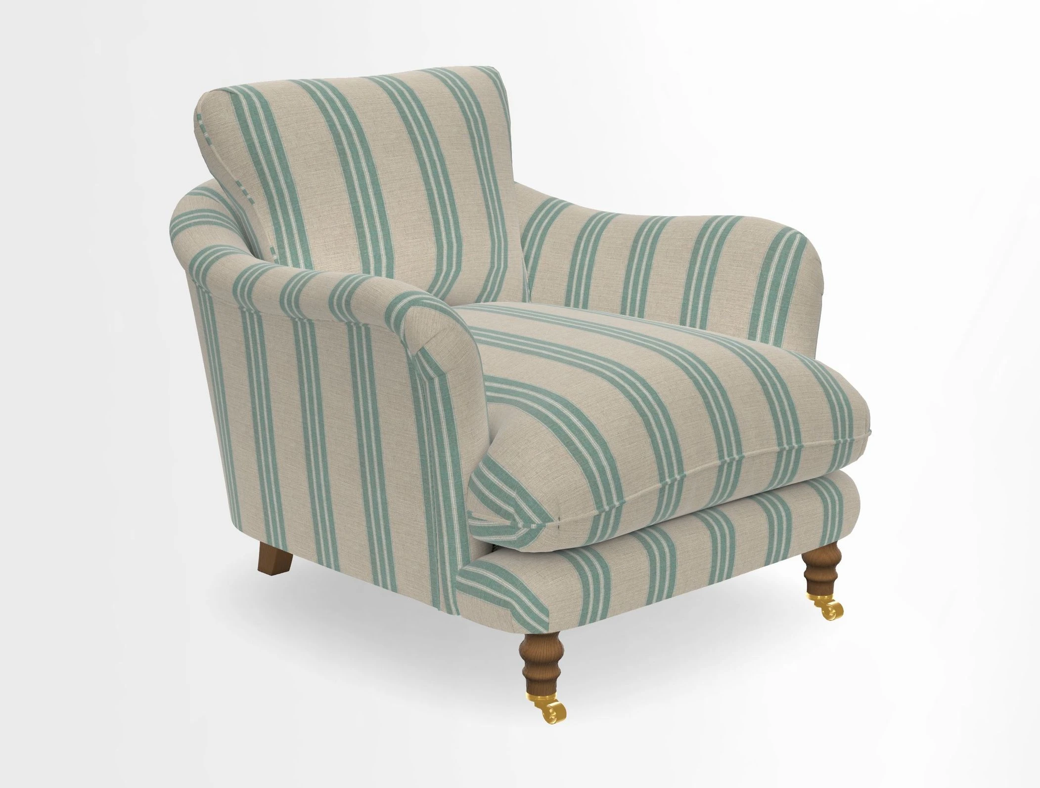 V&A Collection Pugin Chair in Two Tone Plain Biscuit