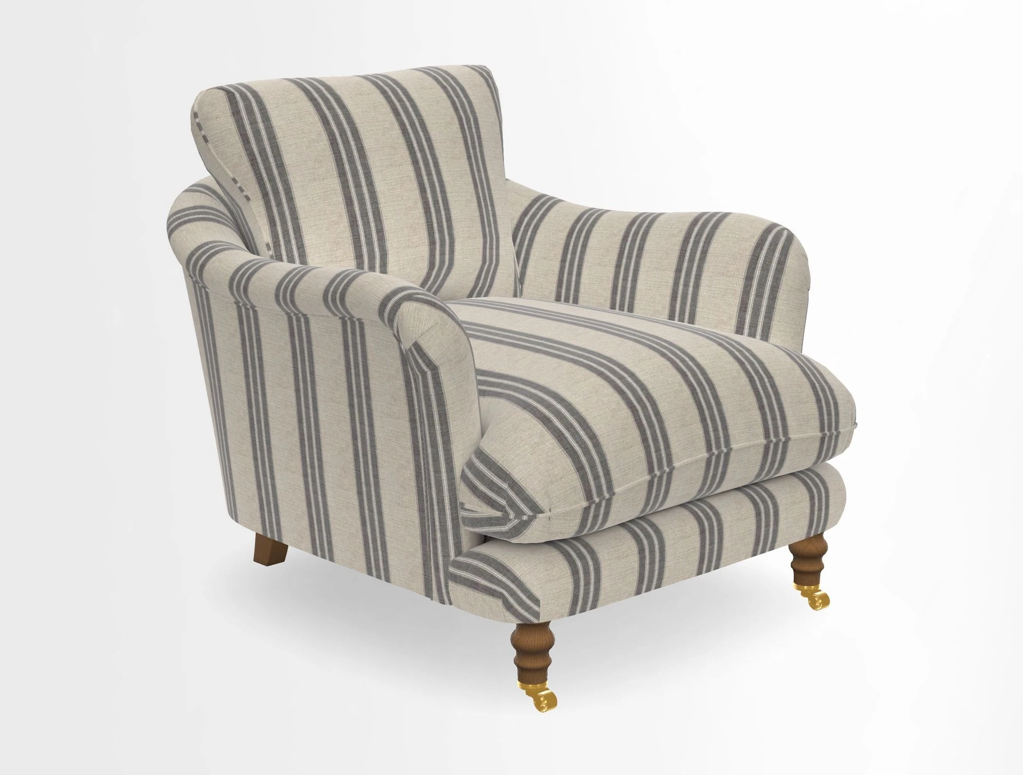 V&A Collection Pugin Chair in Two Tone Plain Biscuit