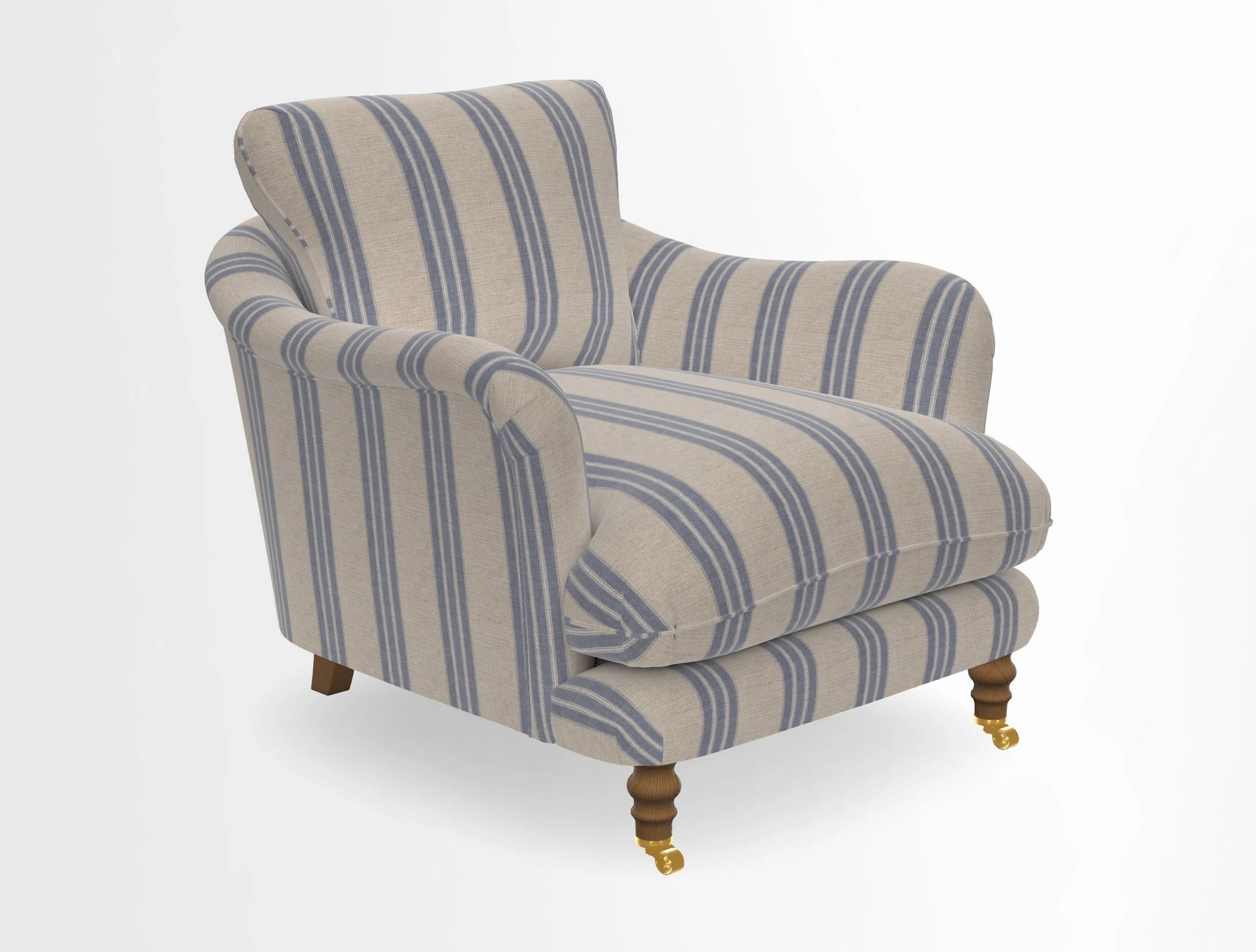 V&A Collection Pugin Chair in Two Tone Plain Biscuit