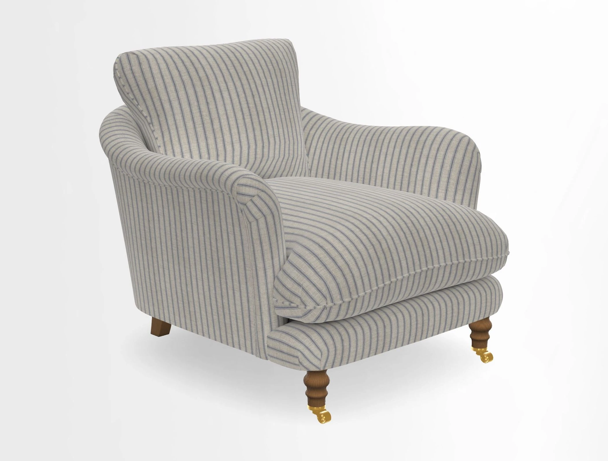 V&A Collection Pugin Chair in Two Tone Plain Biscuit