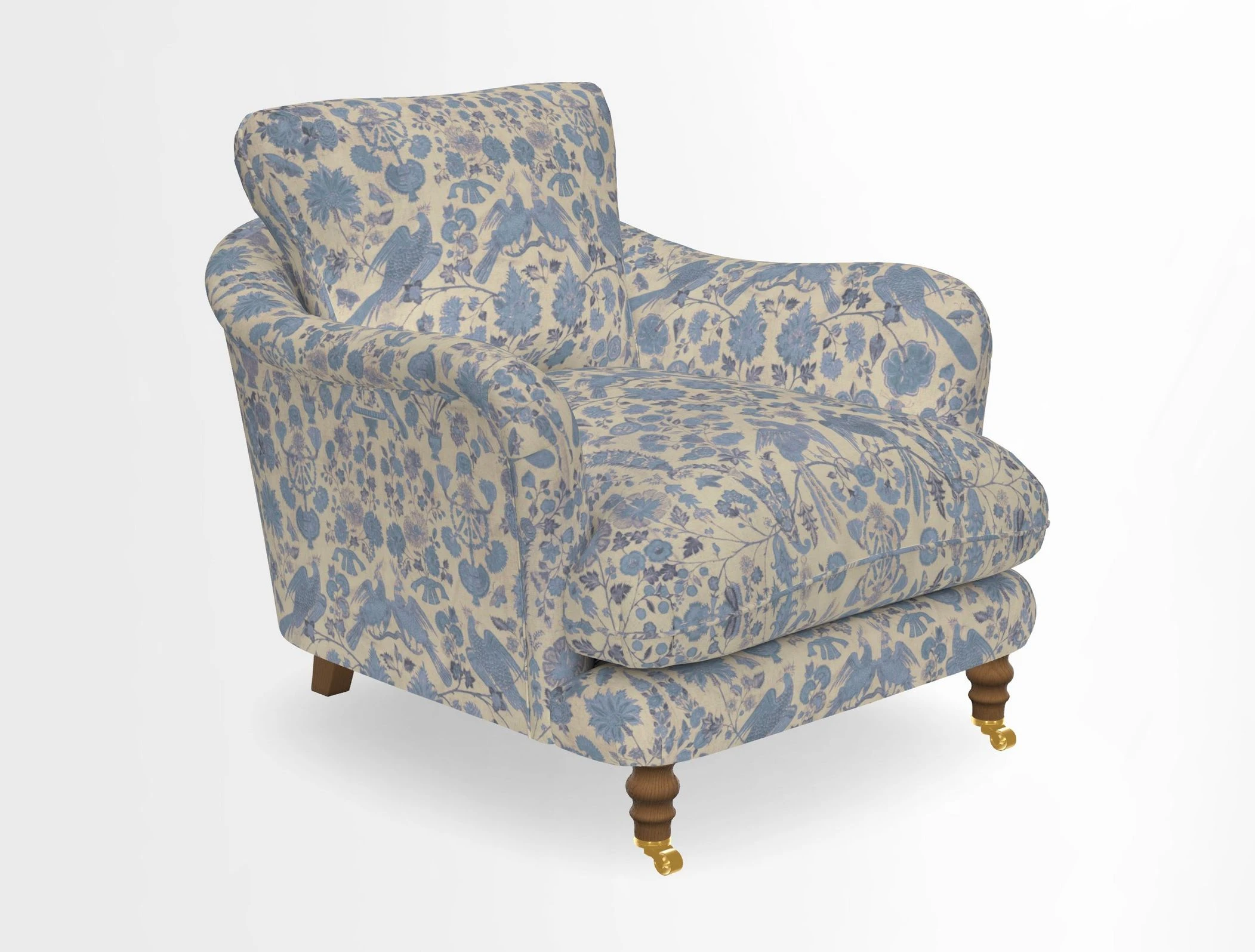V&A Collection Pugin Chair in Two Tone Plain Biscuit