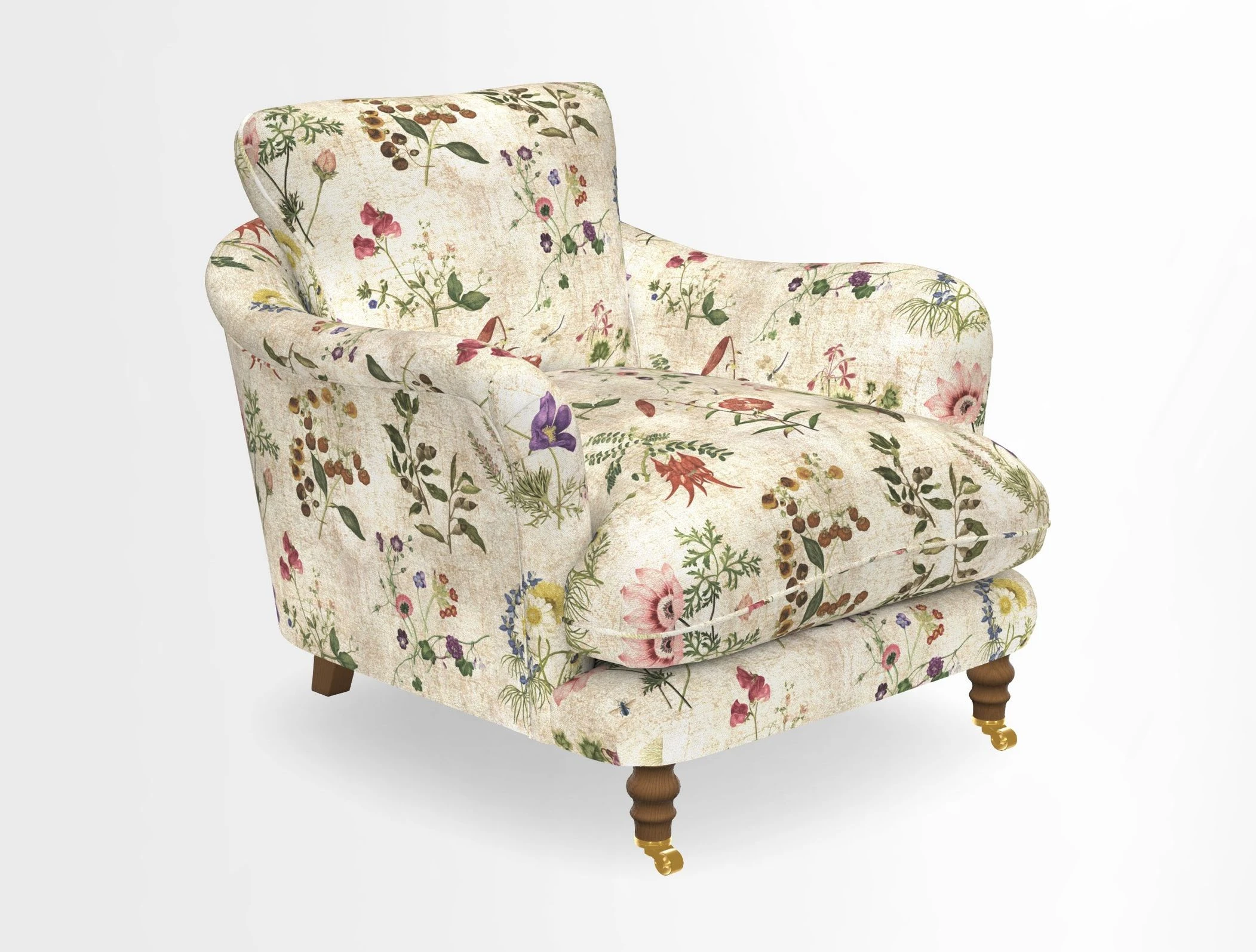 V&A Collection Pugin Chair in Two Tone Plain Biscuit