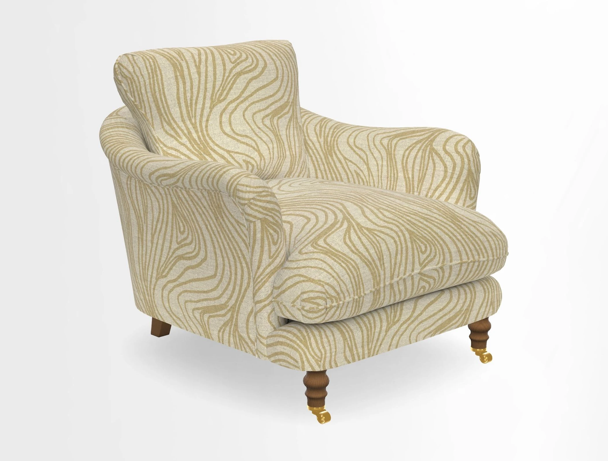 V&A Collection Pugin Chair in Two Tone Plain Biscuit