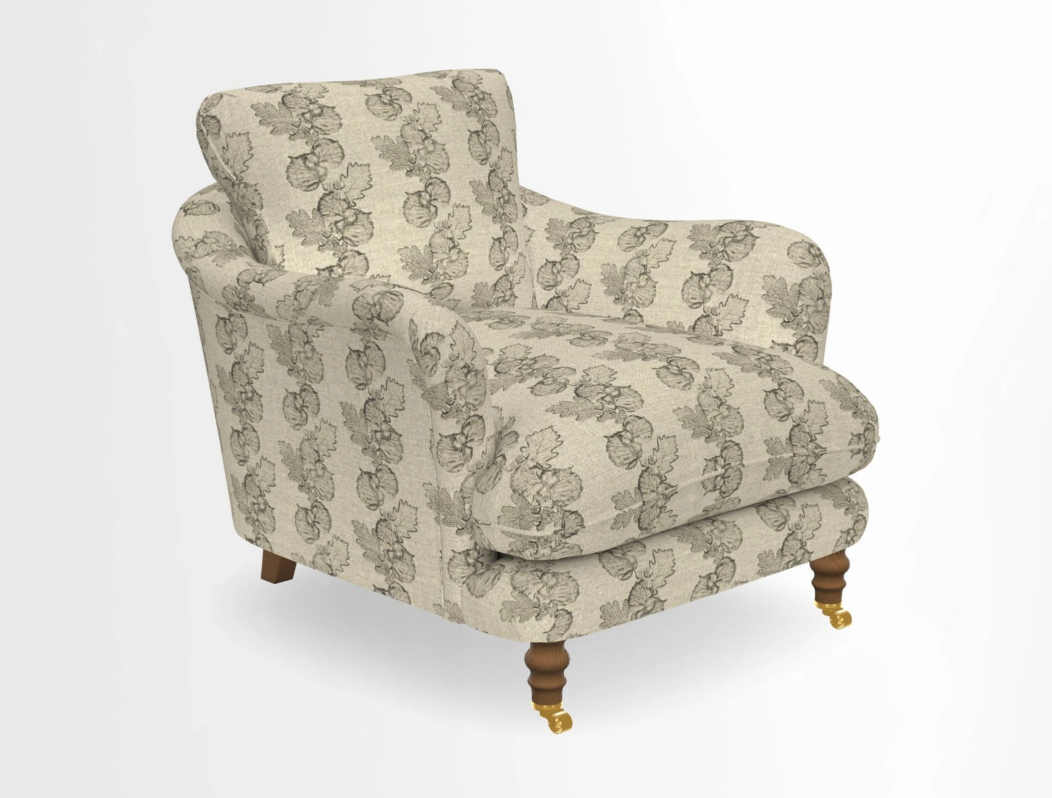 V&A Collection Pugin Chair in Two Tone Plain Biscuit