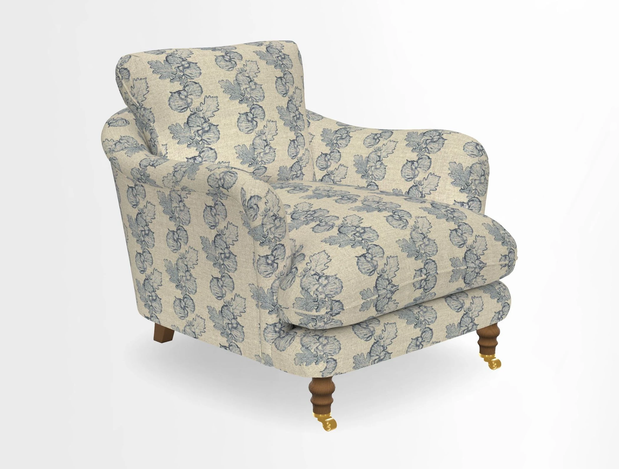 V&A Collection Pugin Chair in Two Tone Plain Biscuit