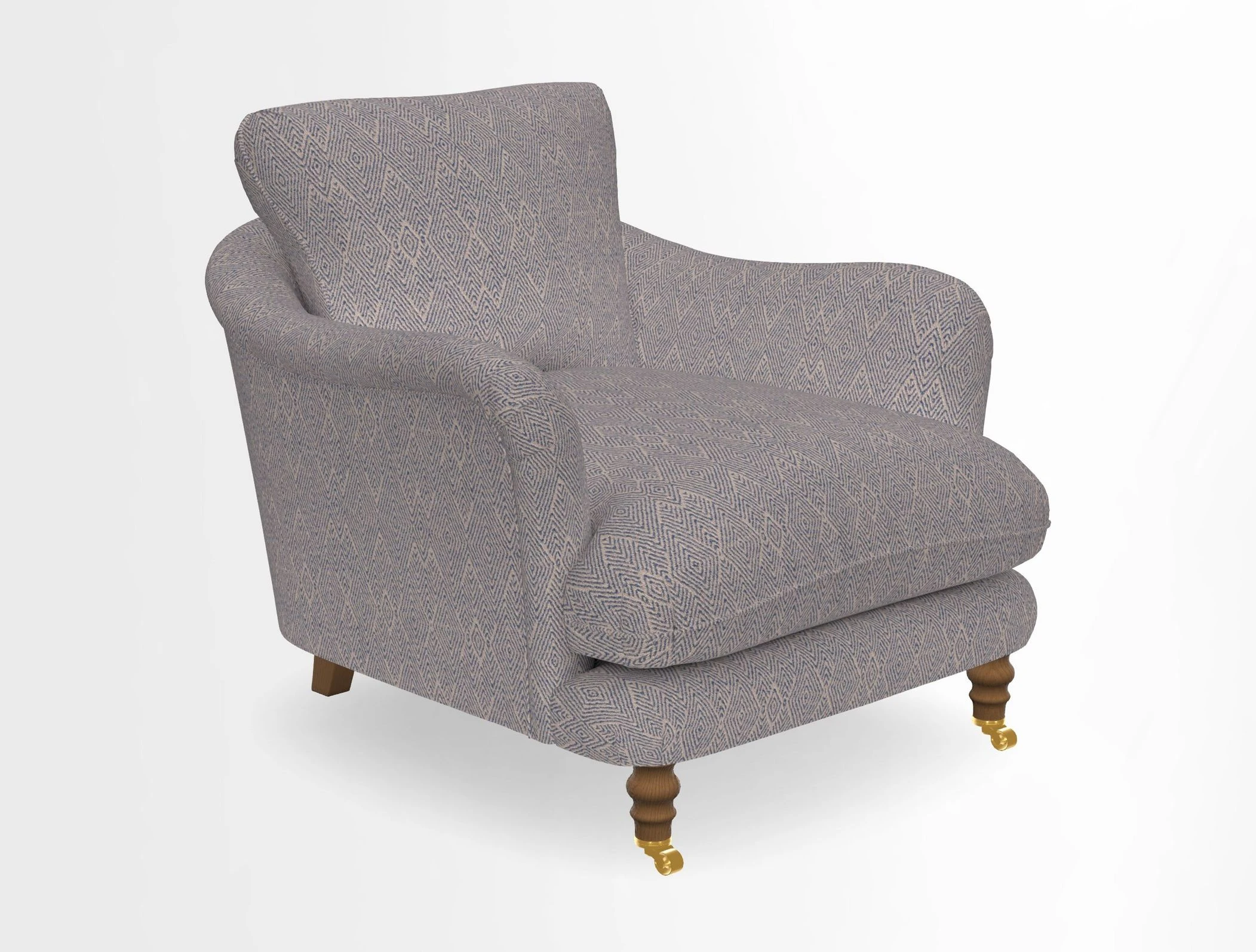 V&A Collection Pugin Chair in Two Tone Plain Biscuit