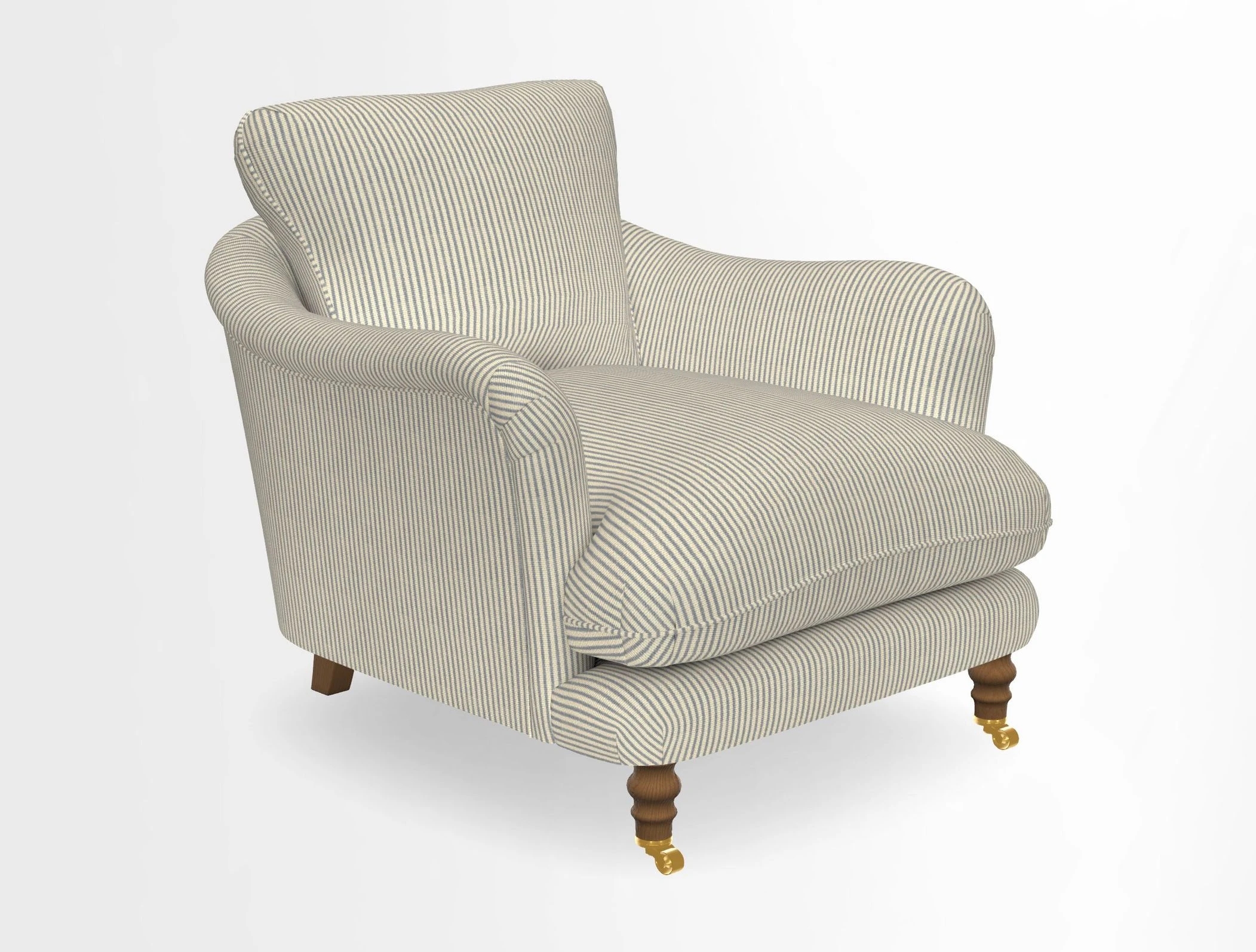 V&A Collection Pugin Chair in Two Tone Plain Biscuit