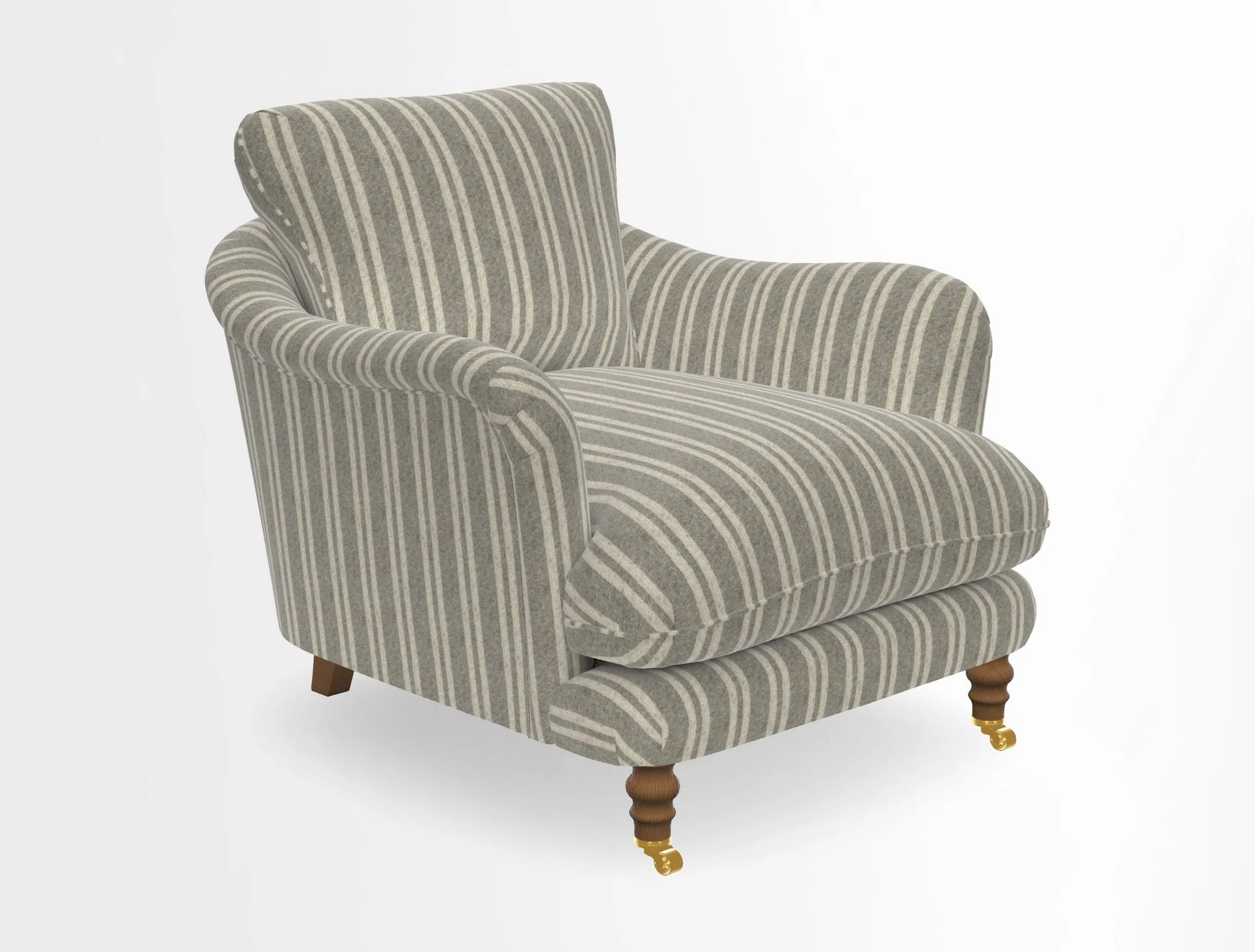 V&A Collection Pugin Chair in Two Tone Plain Biscuit