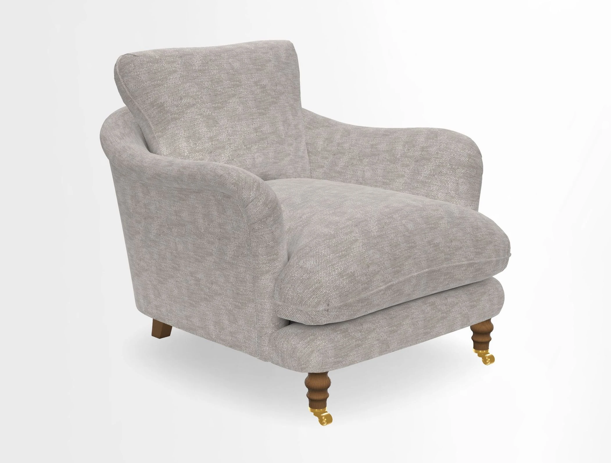 V&A Collection Pugin Chair in Two Tone Plain Biscuit