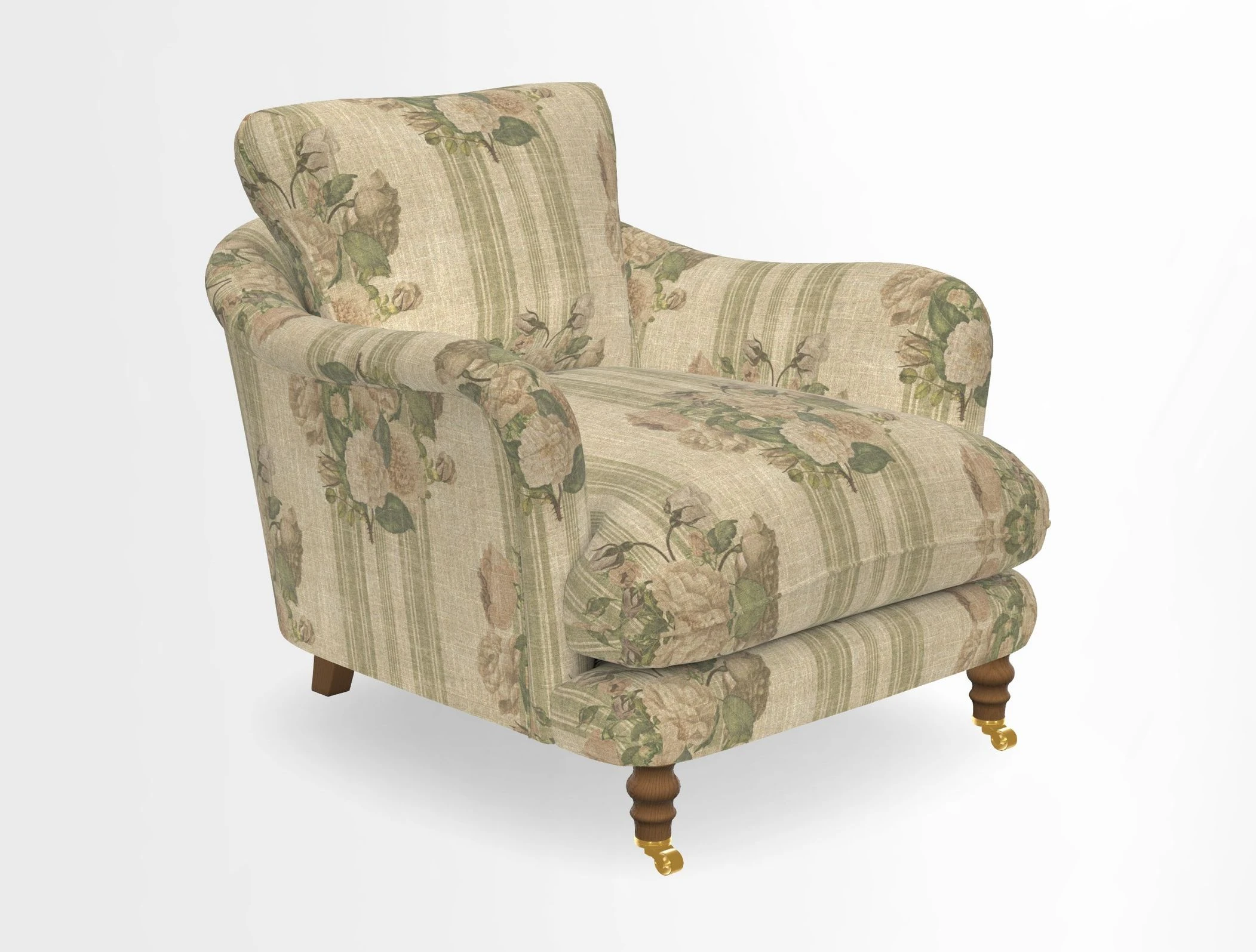 V&A Collection Pugin Chair in Two Tone Plain Biscuit