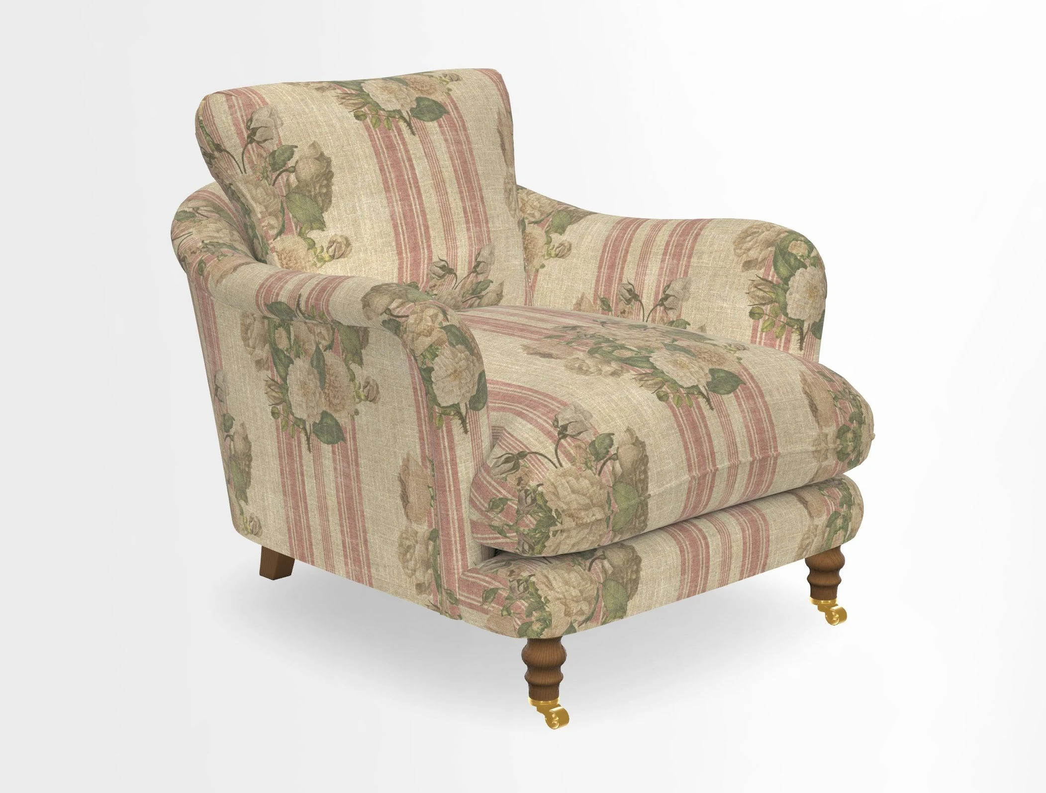 V&A Collection Pugin Chair in Two Tone Plain Biscuit