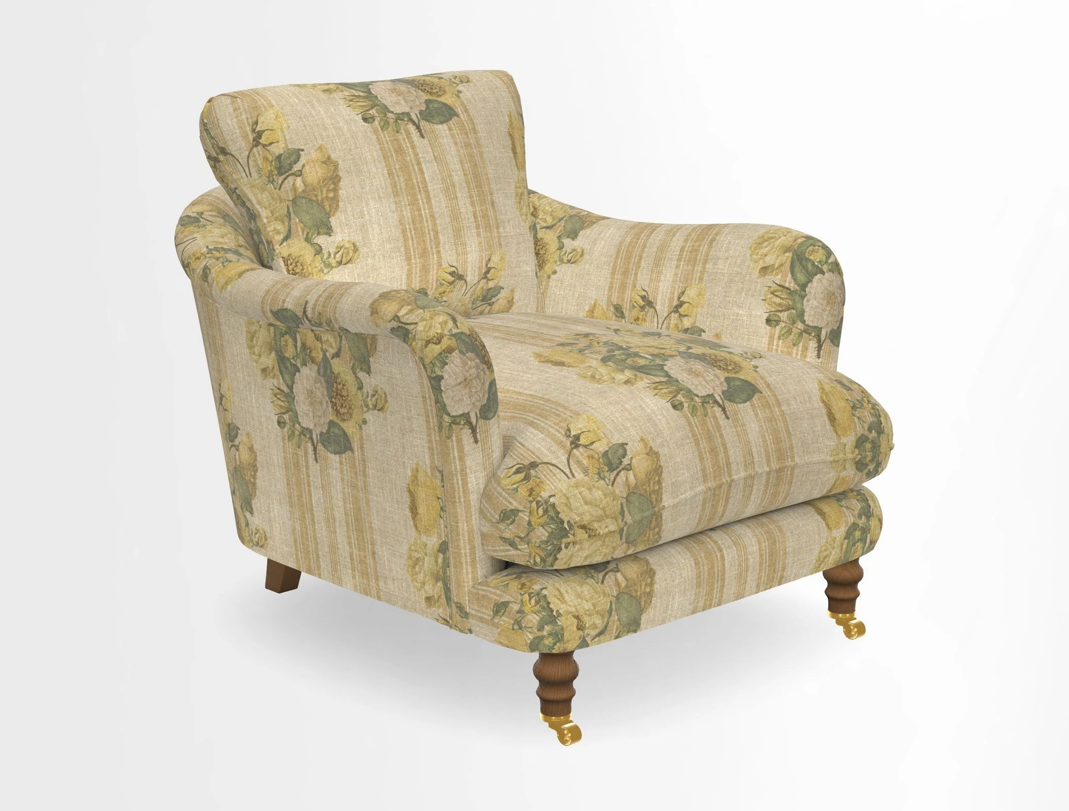 V&A Collection Pugin Chair in Two Tone Plain Biscuit