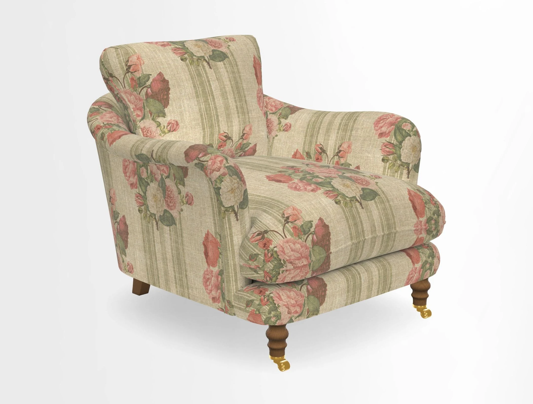 V&A Collection Pugin Chair in Two Tone Plain Biscuit
