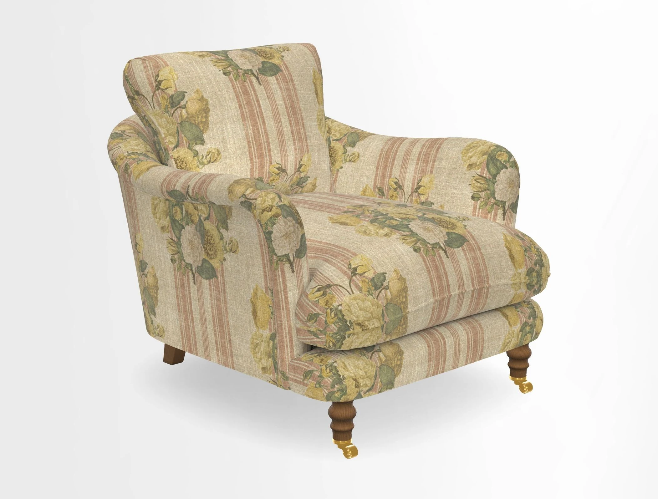 V&A Collection Pugin Chair in Two Tone Plain Biscuit