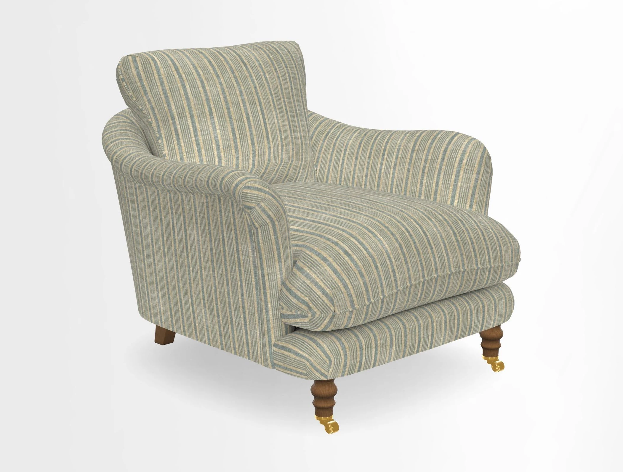 V&A Collection Pugin Chair in Two Tone Plain Biscuit