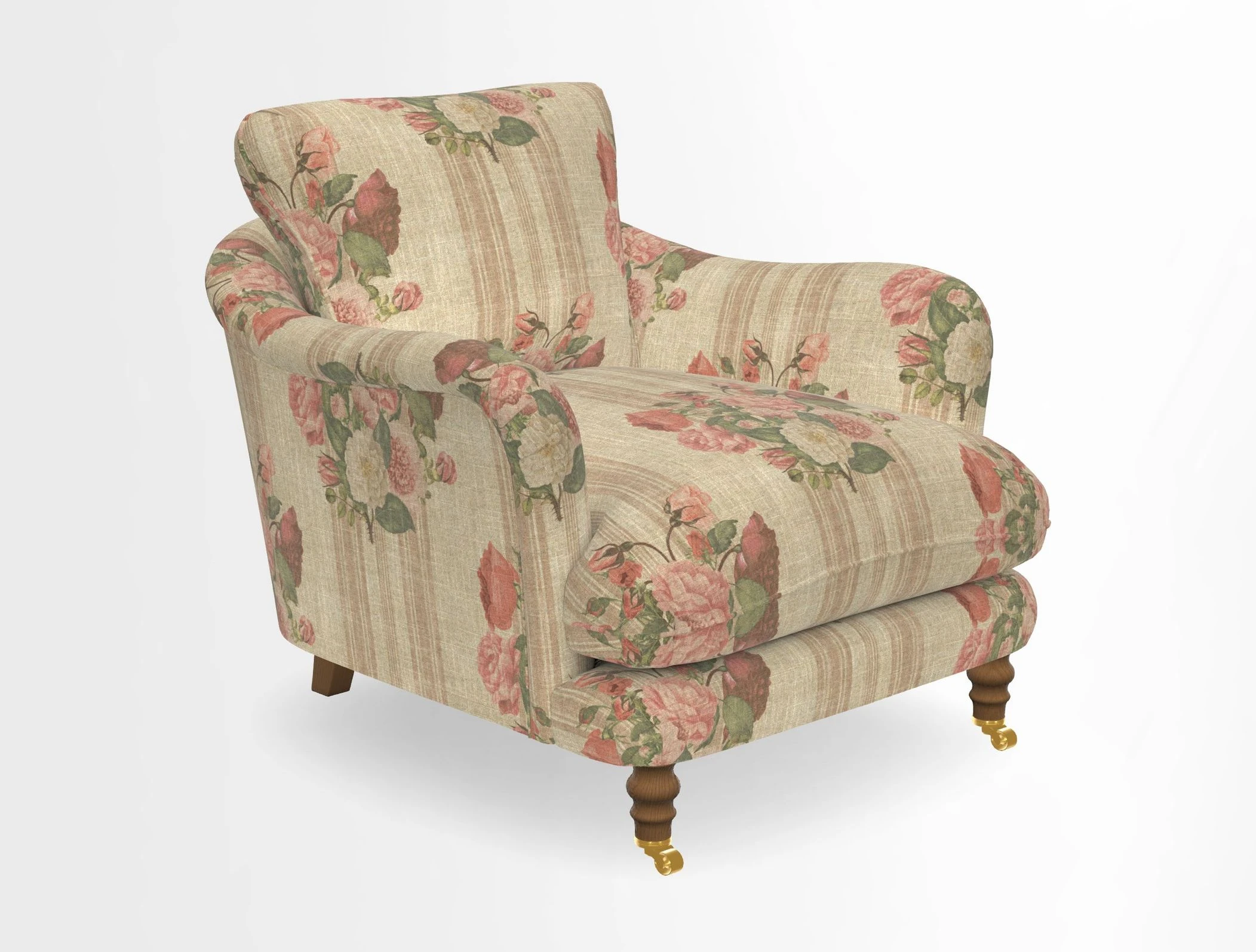 V&A Collection Pugin Chair in Two Tone Plain Biscuit