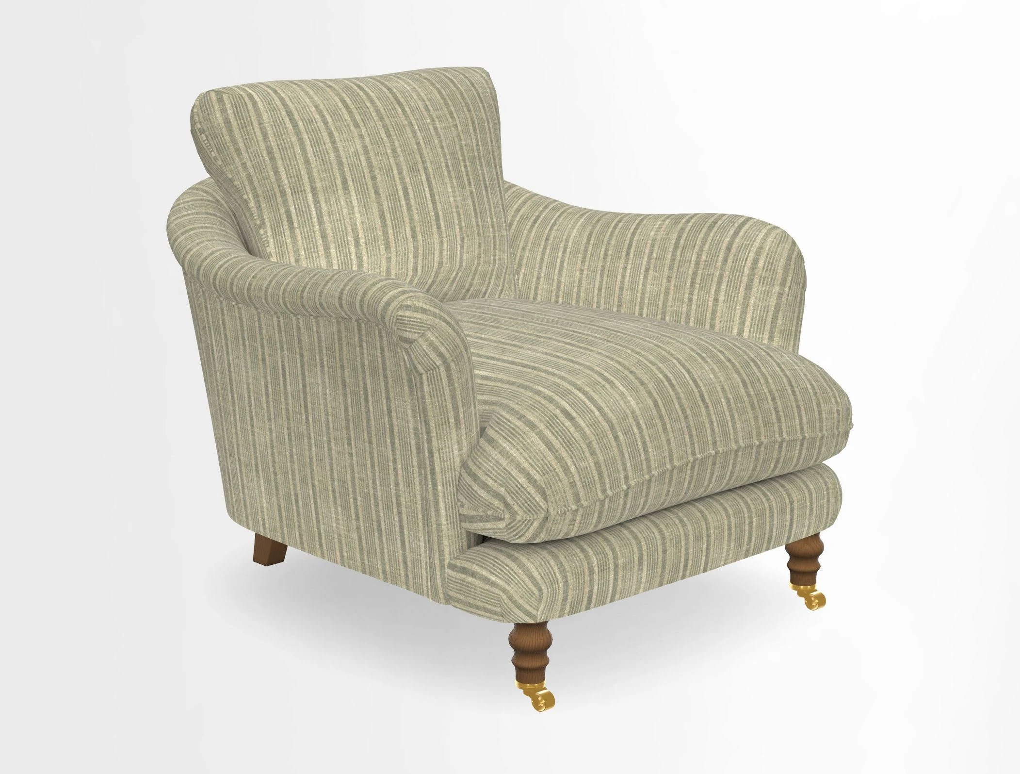 V&A Collection Pugin Chair in Two Tone Plain Biscuit