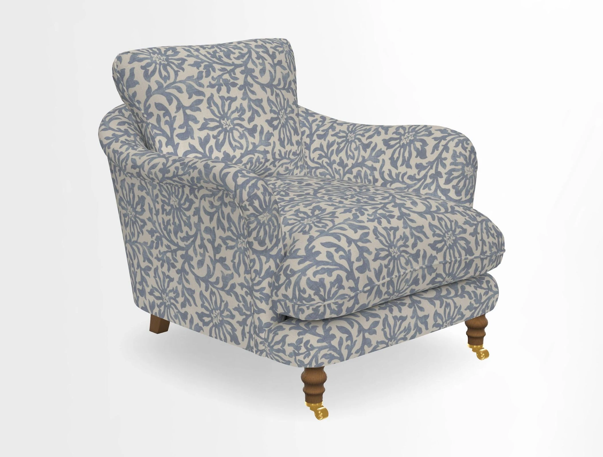 V&A Collection Pugin Chair in Two Tone Plain Biscuit