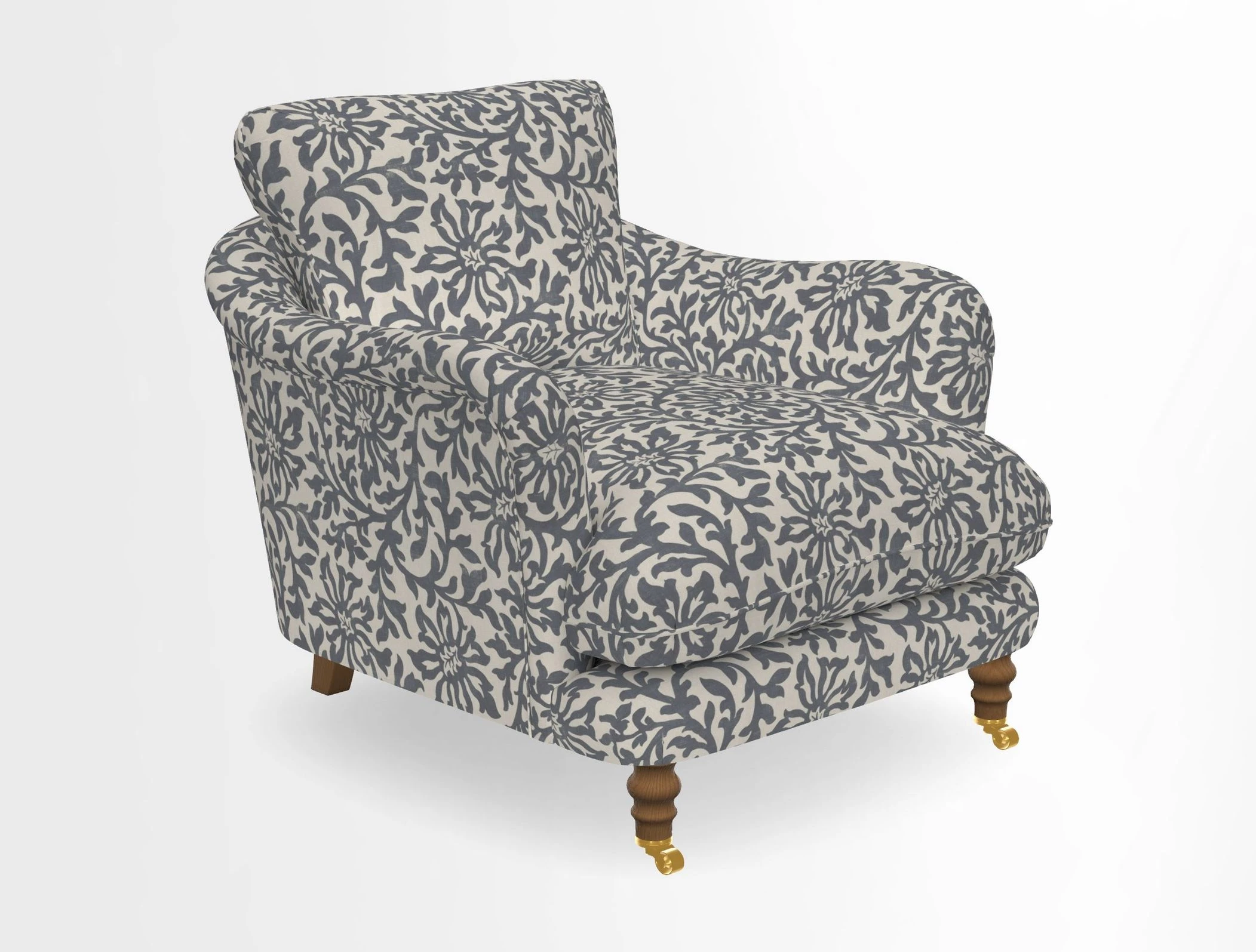 V&A Collection Pugin Chair in Two Tone Plain Biscuit