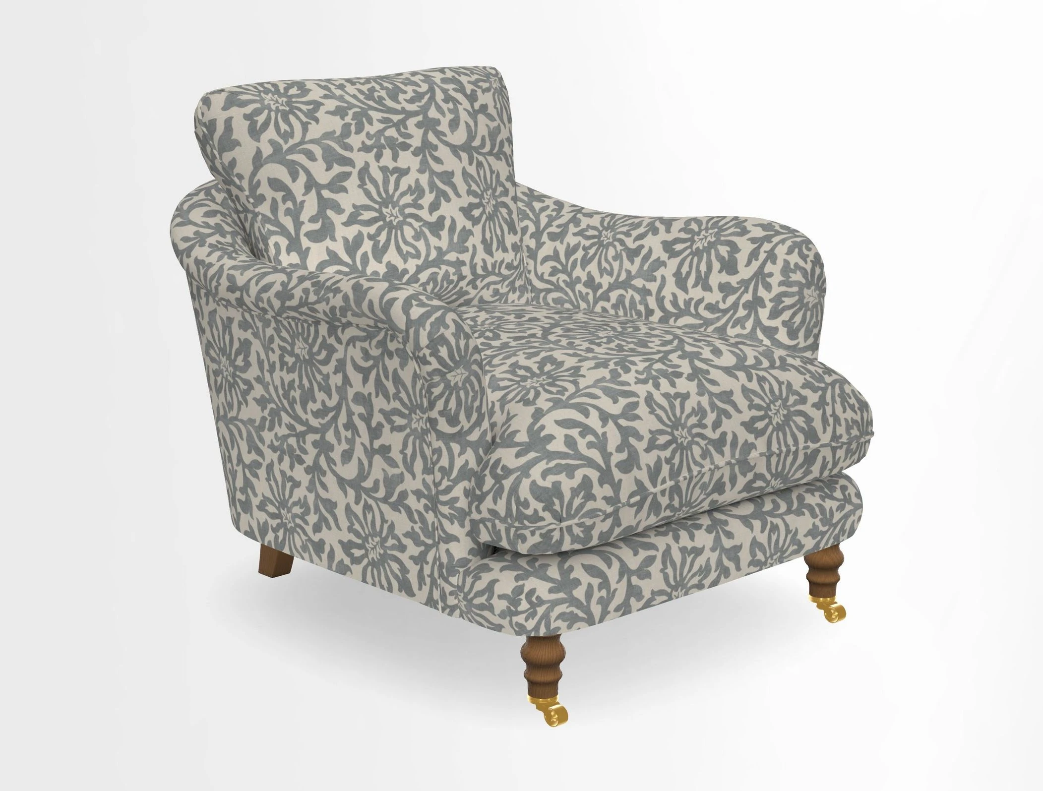 V&A Collection Pugin Chair in Two Tone Plain Biscuit