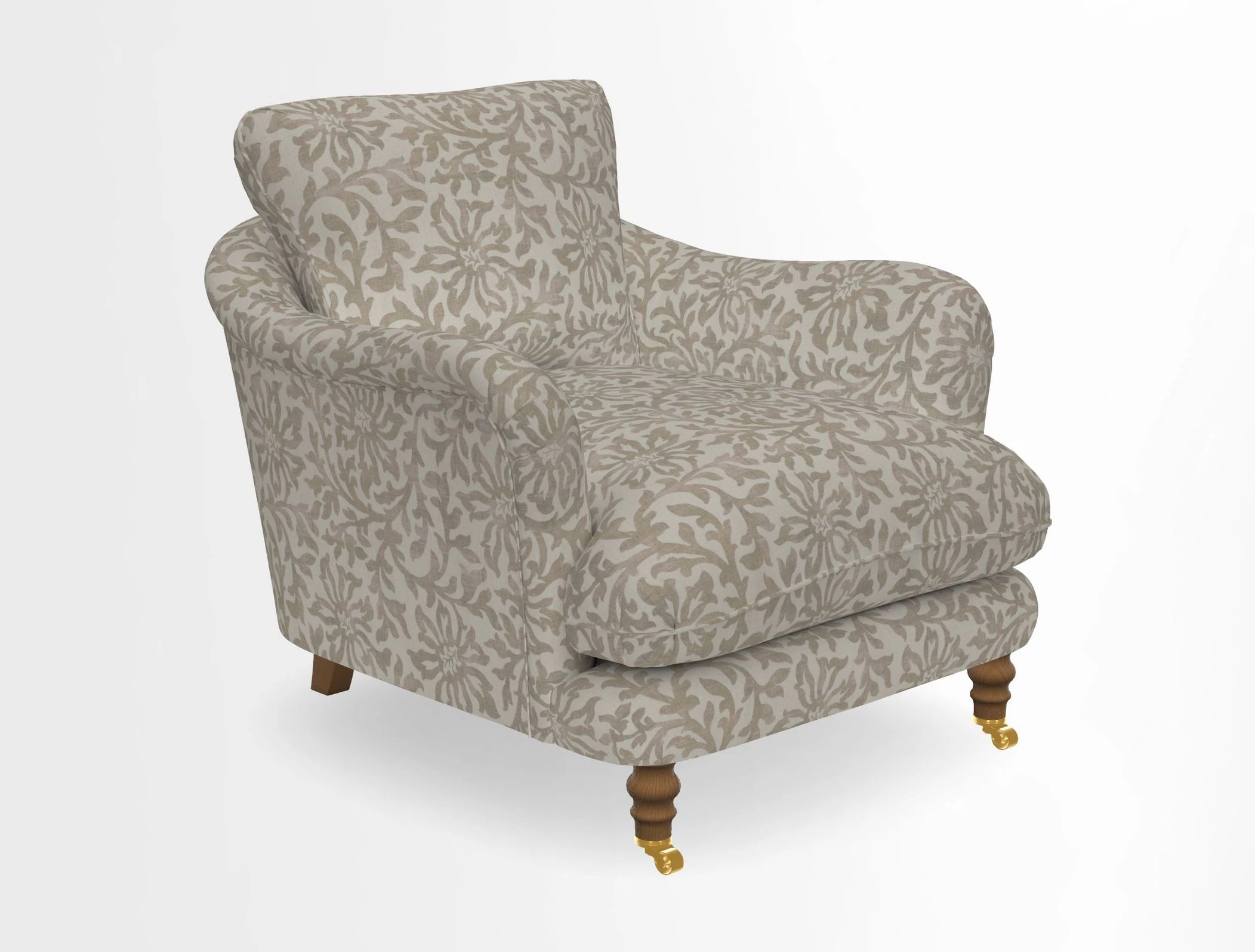V&A Collection Pugin Chair in Two Tone Plain Biscuit