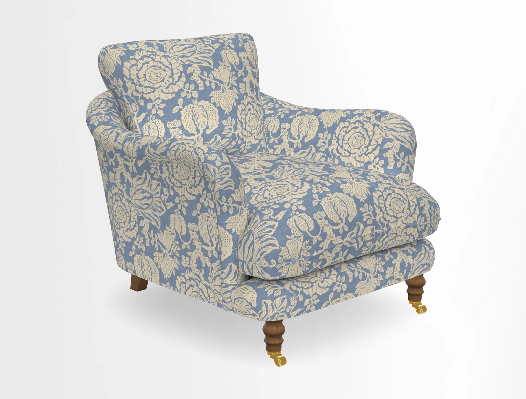 V&A Collection Pugin Chair in Two Tone Plain Biscuit