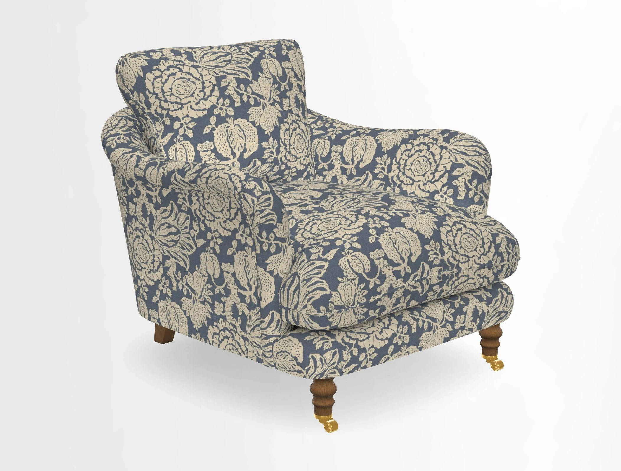 V&A Collection Pugin Chair in Two Tone Plain Biscuit