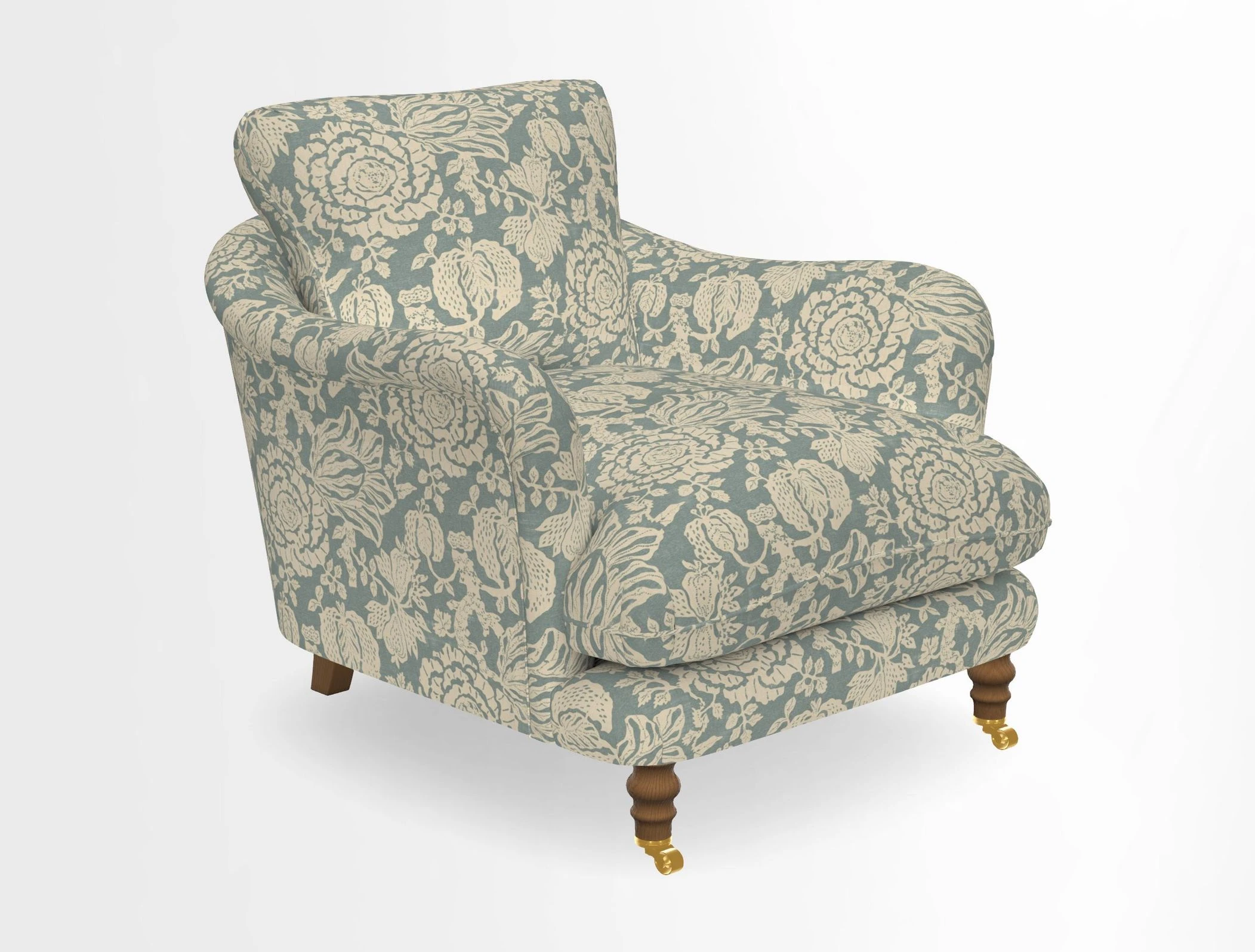 V&A Collection Pugin Chair in Two Tone Plain Biscuit