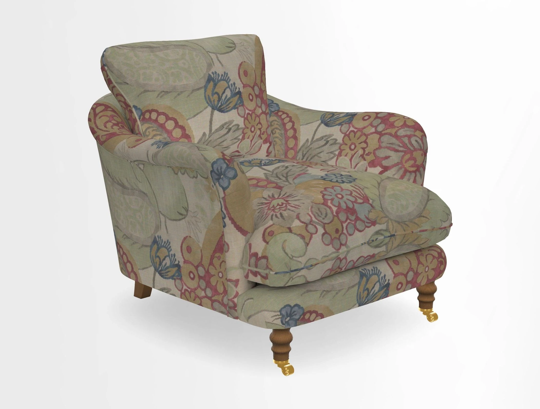 V&A Collection Pugin Chair in Two Tone Plain Biscuit