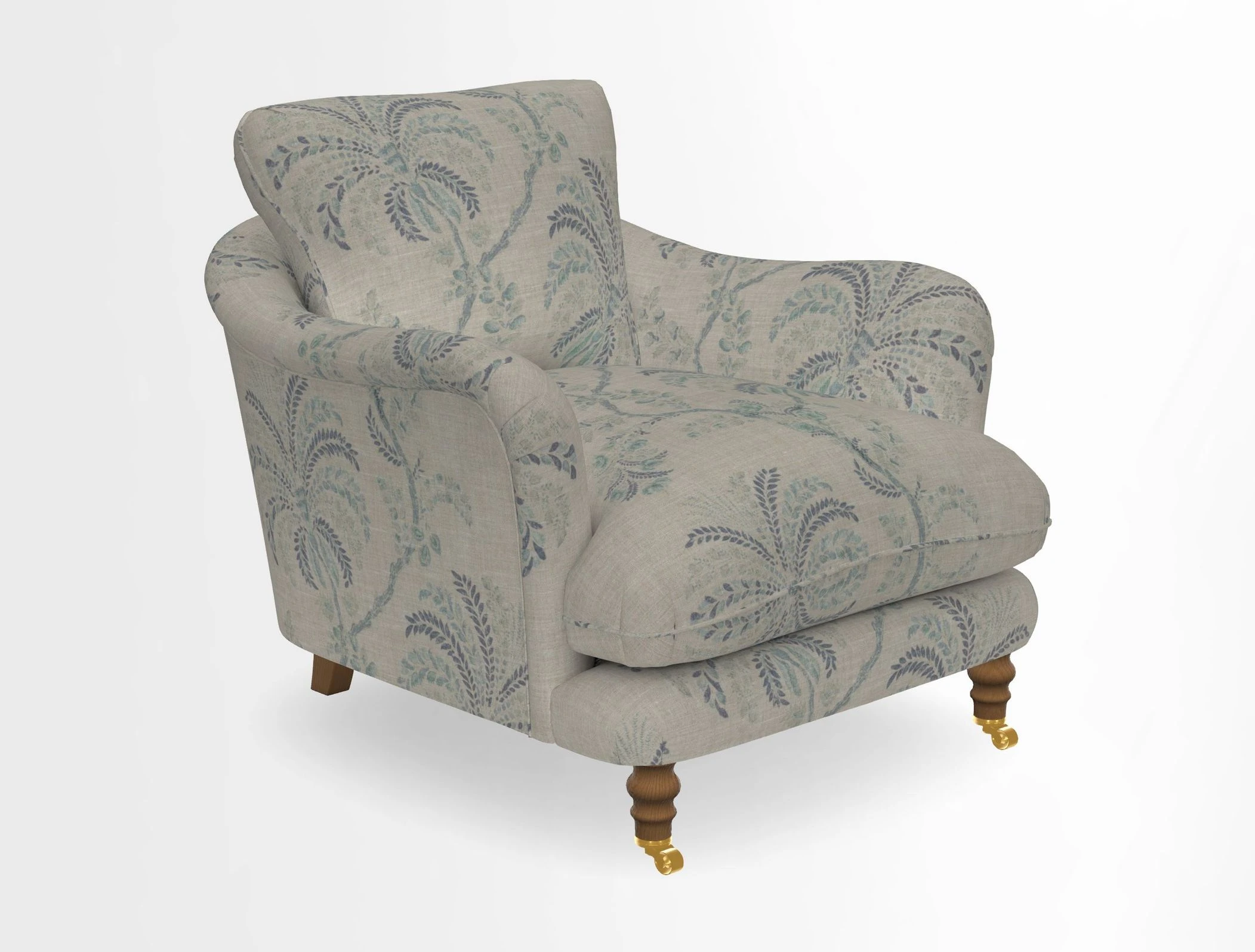 V&A Collection Pugin Chair in Two Tone Plain Biscuit