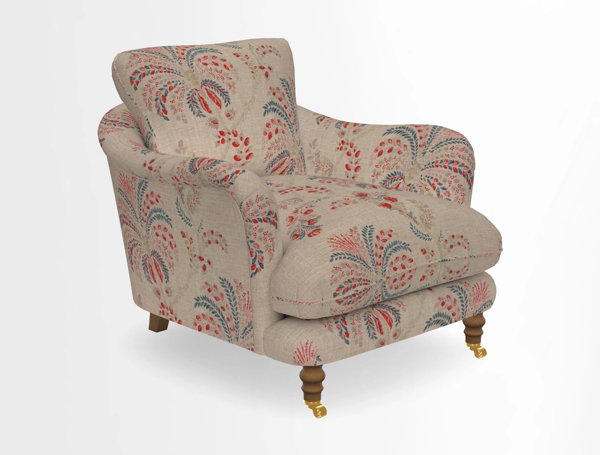 V&A Collection Pugin Chair in Two Tone Plain Biscuit