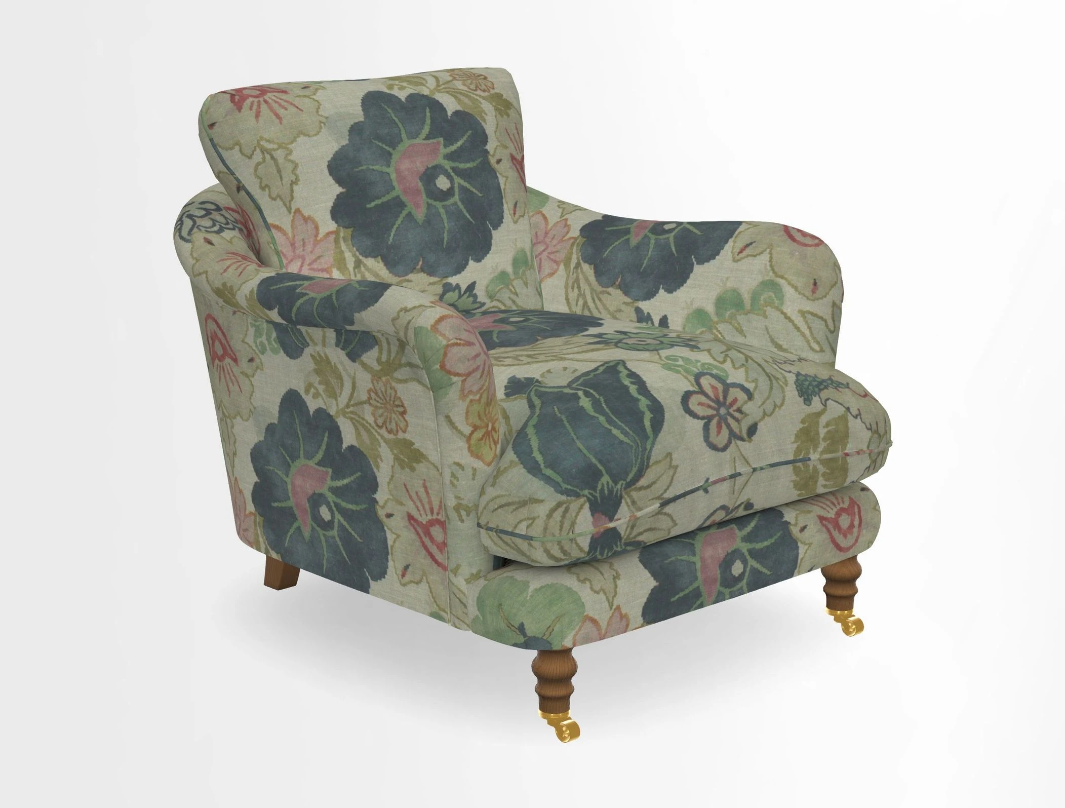 V&A Collection Pugin Chair in Two Tone Plain Biscuit