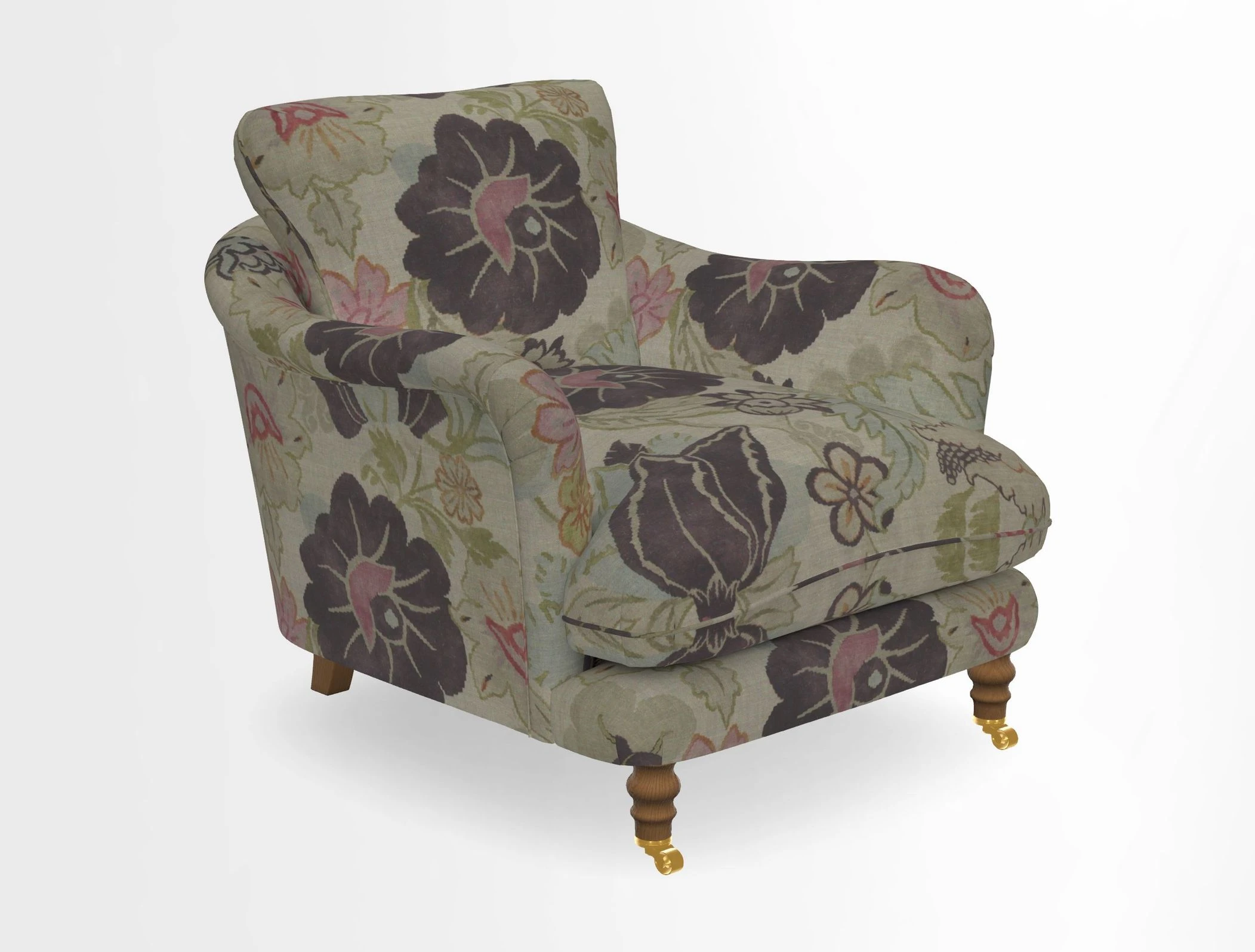 V&A Collection Pugin Chair in Two Tone Plain Biscuit