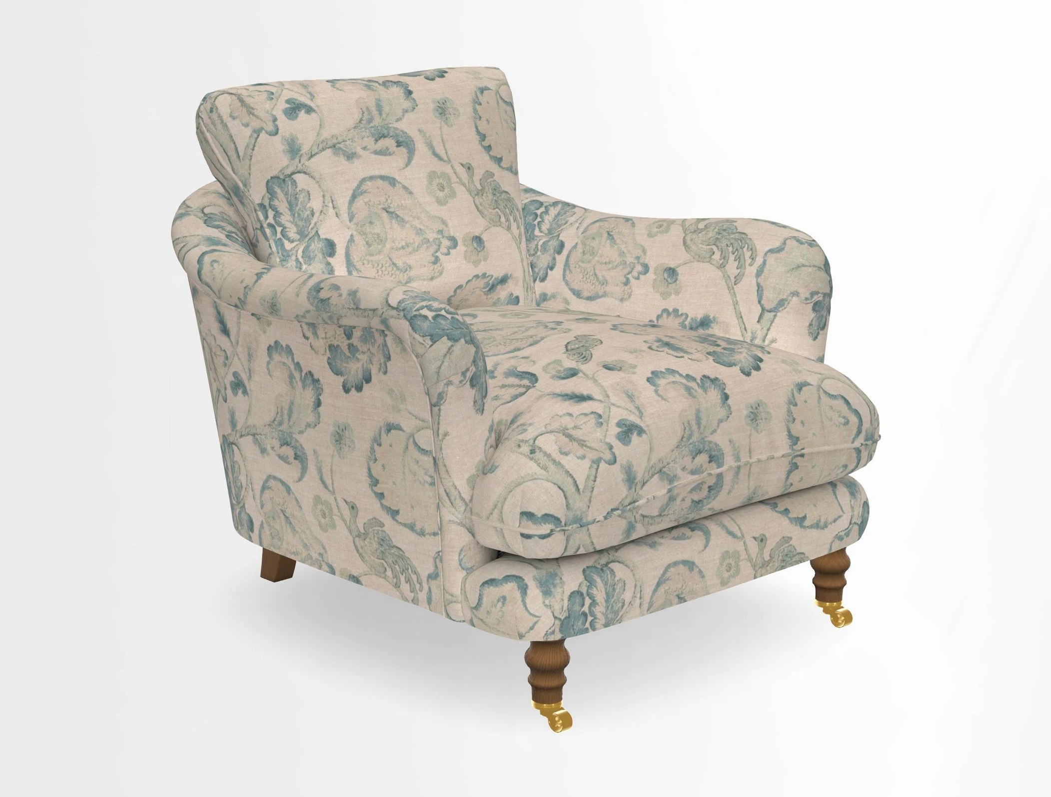 V&A Collection Pugin Chair in Two Tone Plain Biscuit