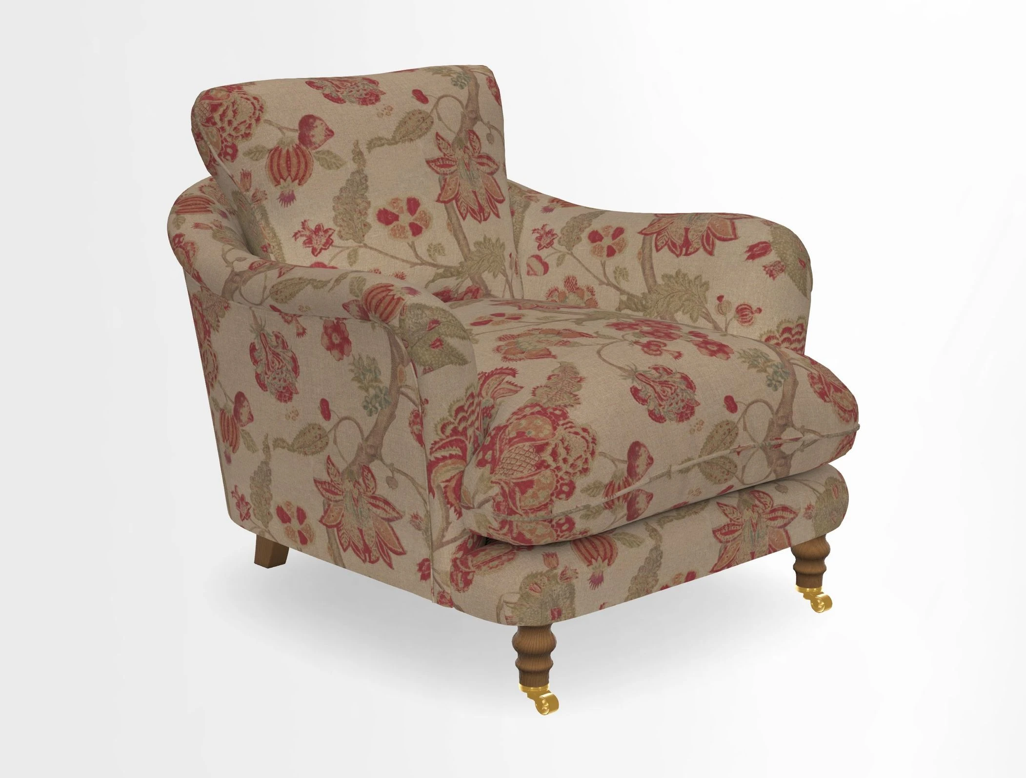 V&A Collection Pugin Chair in Two Tone Plain Biscuit