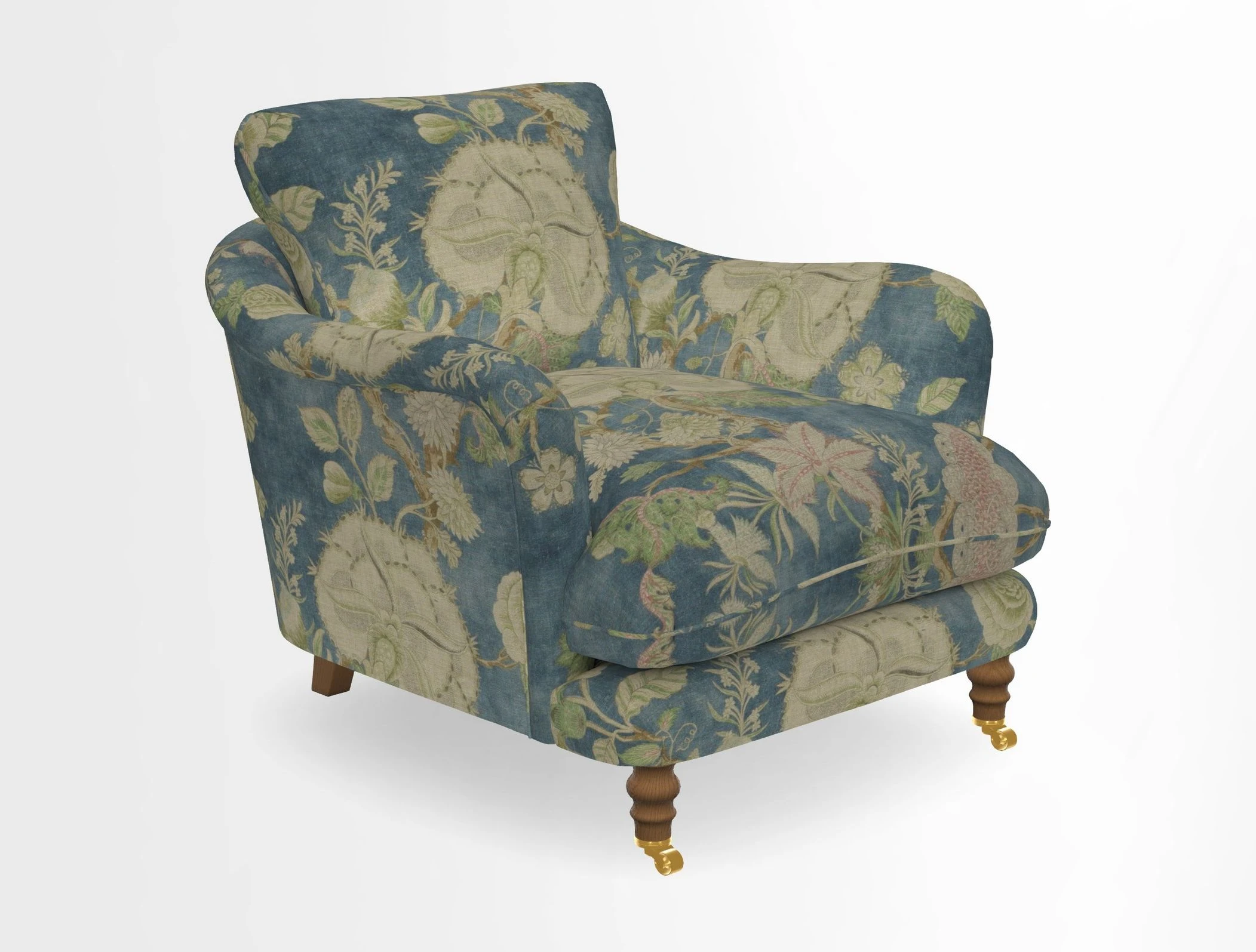 V&A Collection Pugin Chair in Two Tone Plain Biscuit