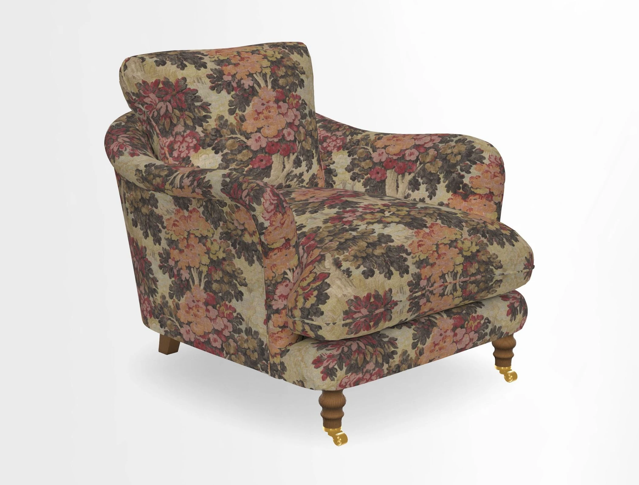 V&A Collection Pugin Chair in Two Tone Plain Biscuit