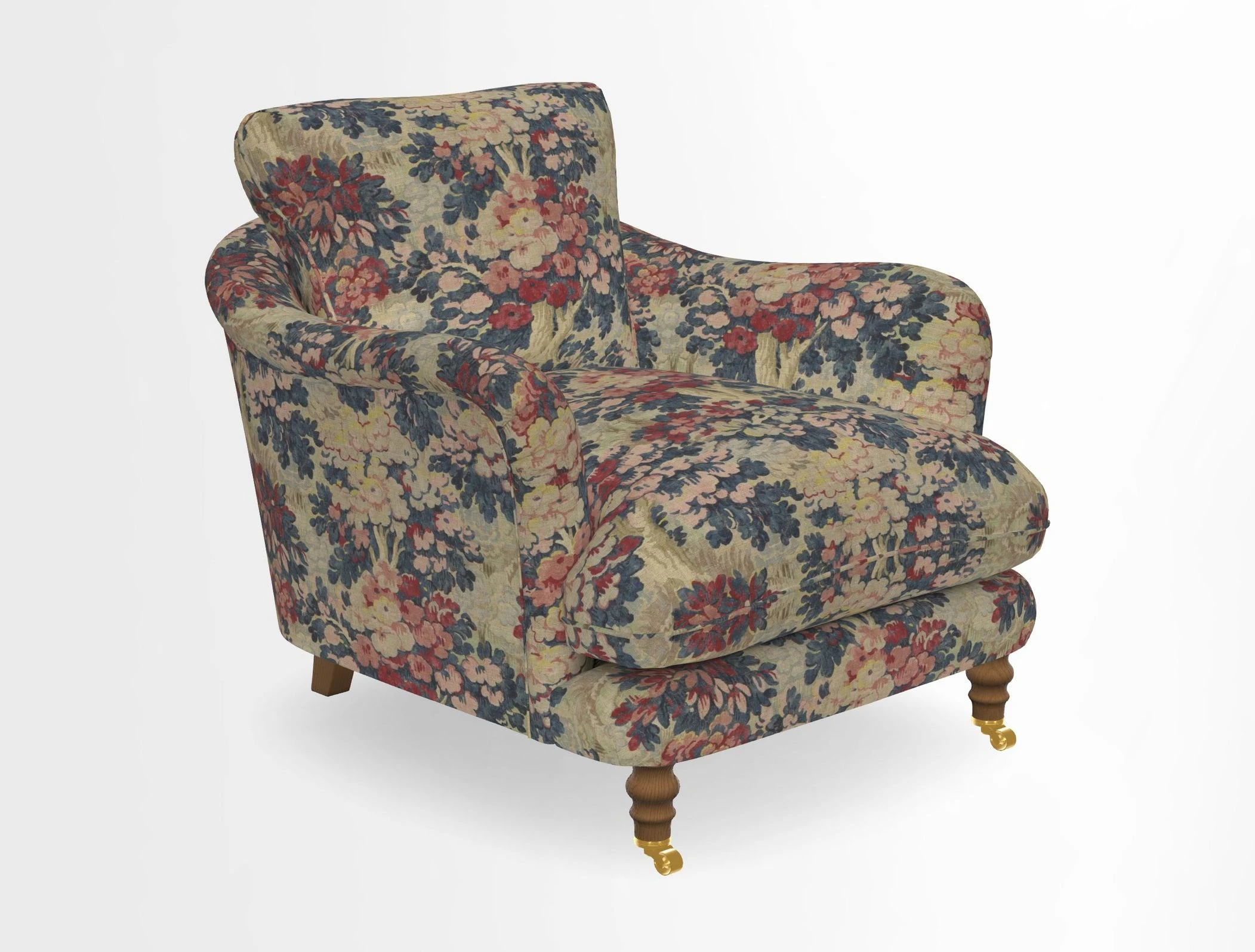 V&A Collection Pugin Chair in Two Tone Plain Biscuit