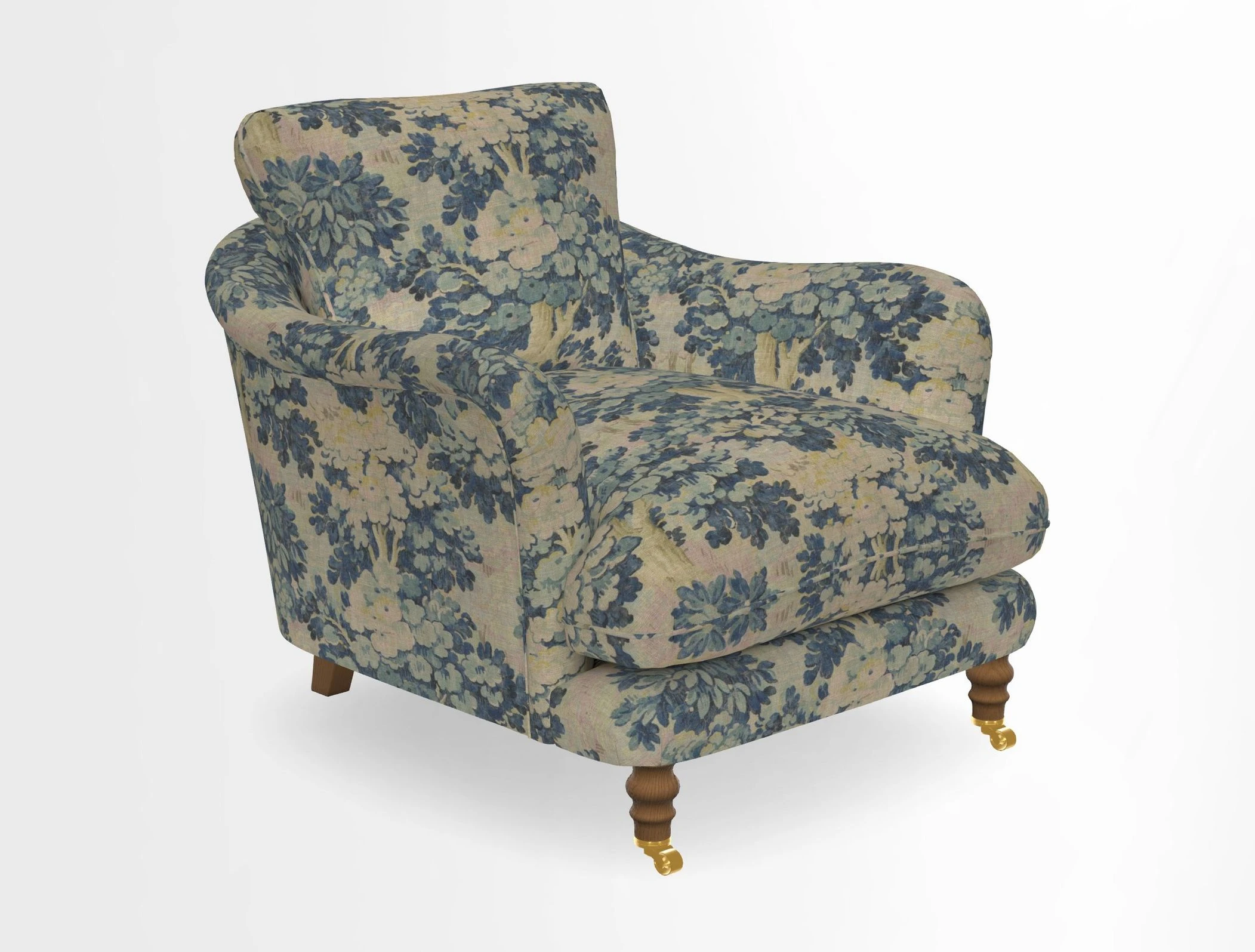 V&A Collection Pugin Chair in Two Tone Plain Biscuit