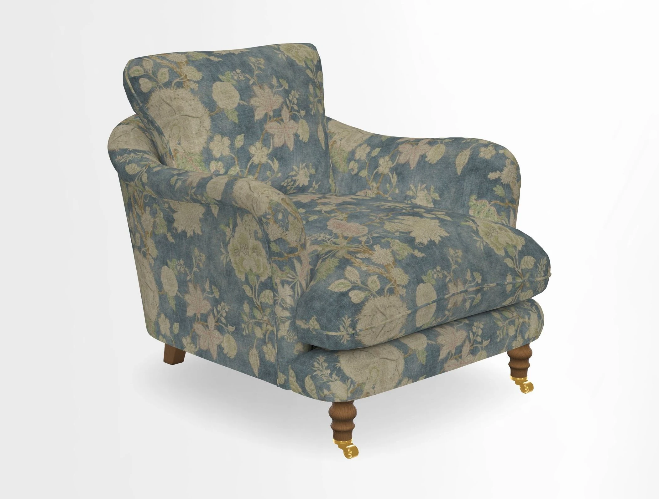 V&A Collection Pugin Chair in Two Tone Plain Biscuit